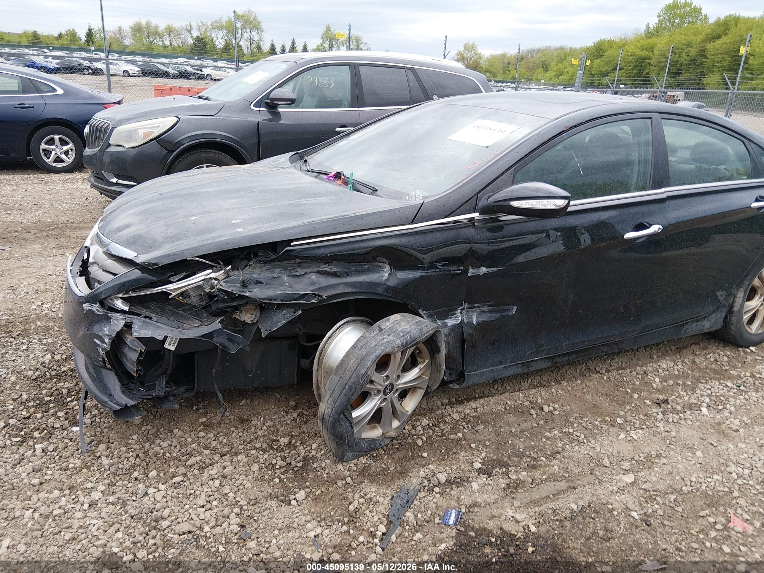 2013 Hyundai Sonata Limited Black vin: 5NPEC4ACXDH674663