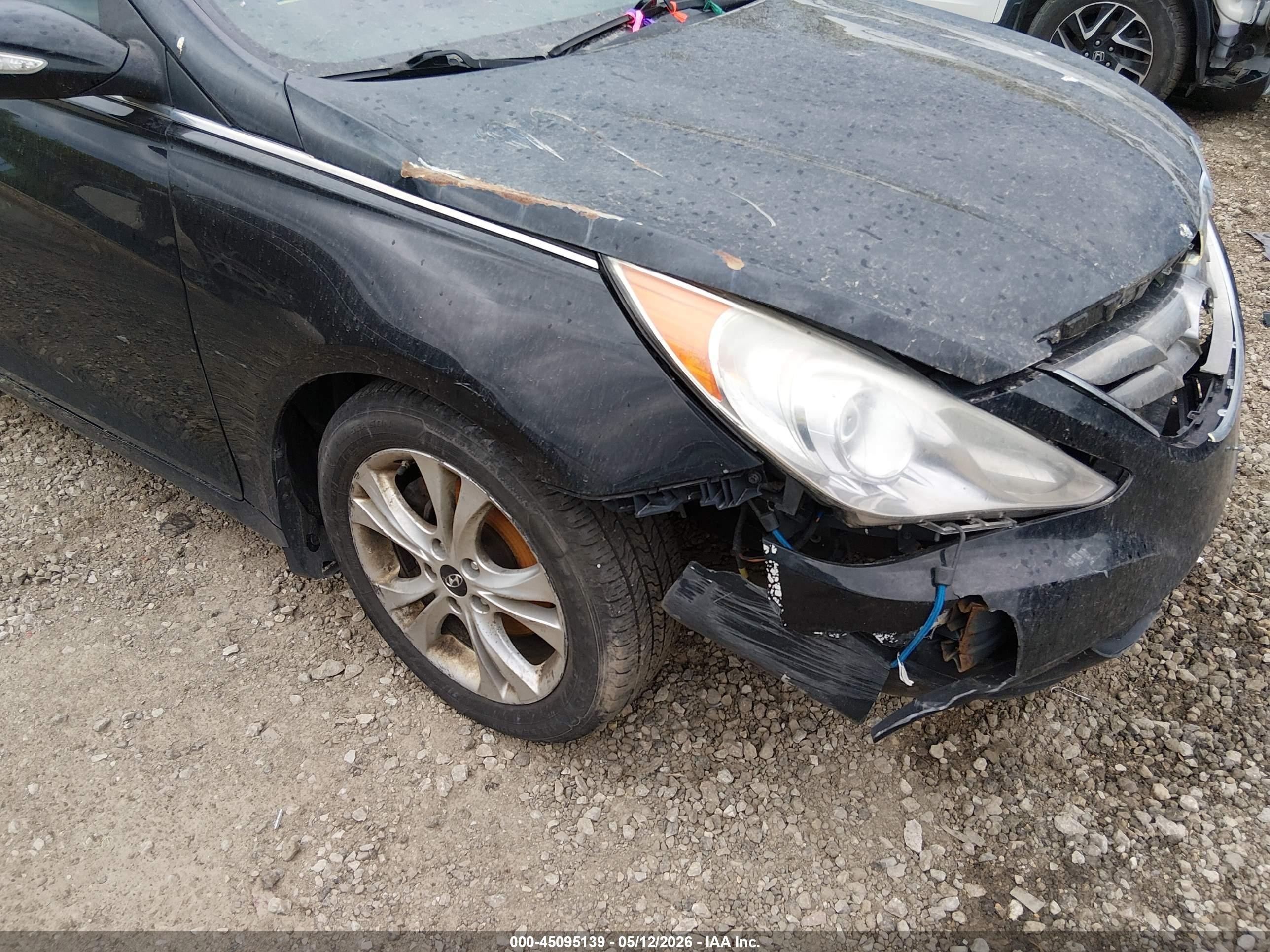 2013 Hyundai Sonata Limited Black vin: 5NPEC4ACXDH674663