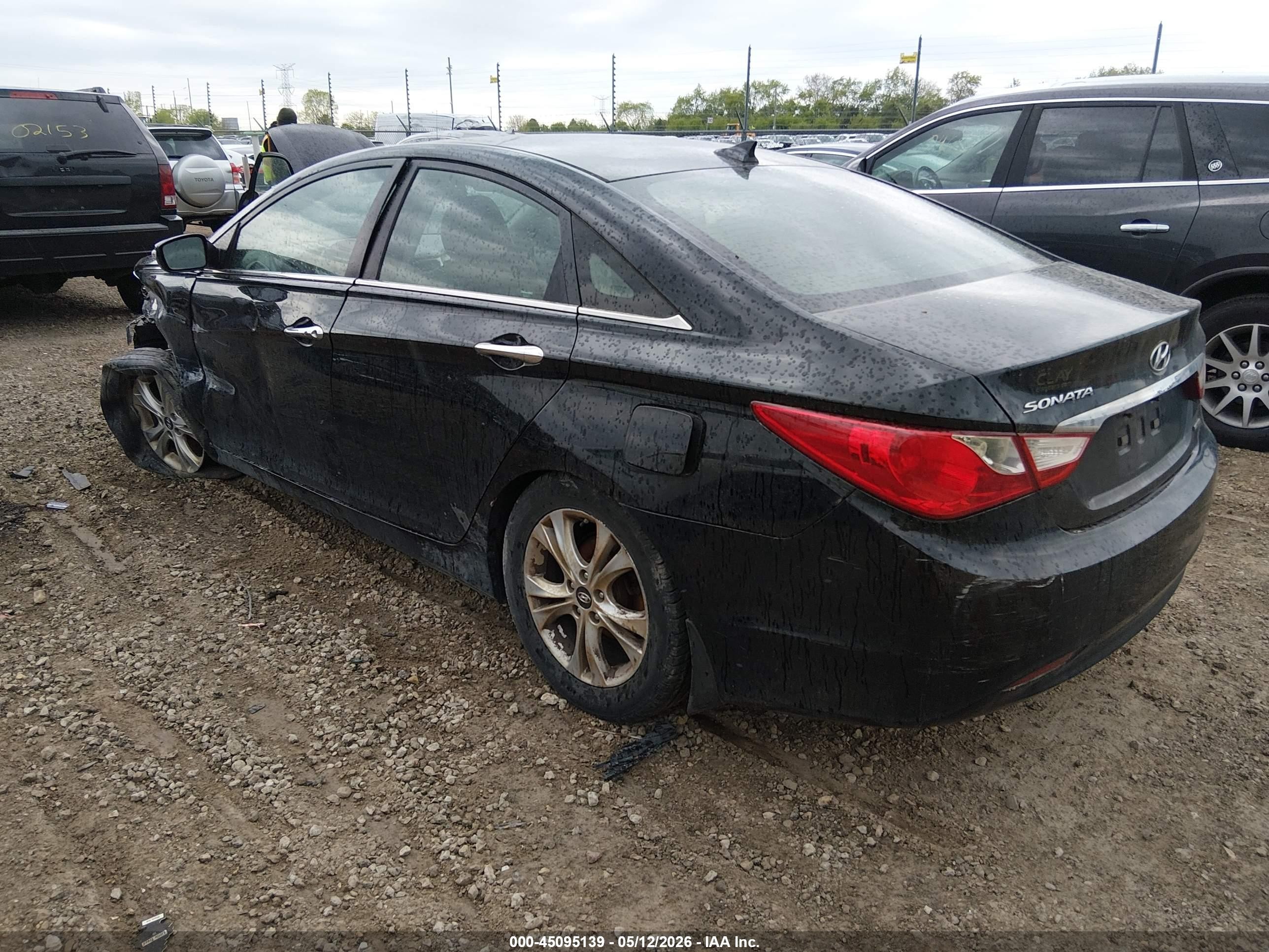 2013 Hyundai Sonata Limited Black vin: 5NPEC4ACXDH674663