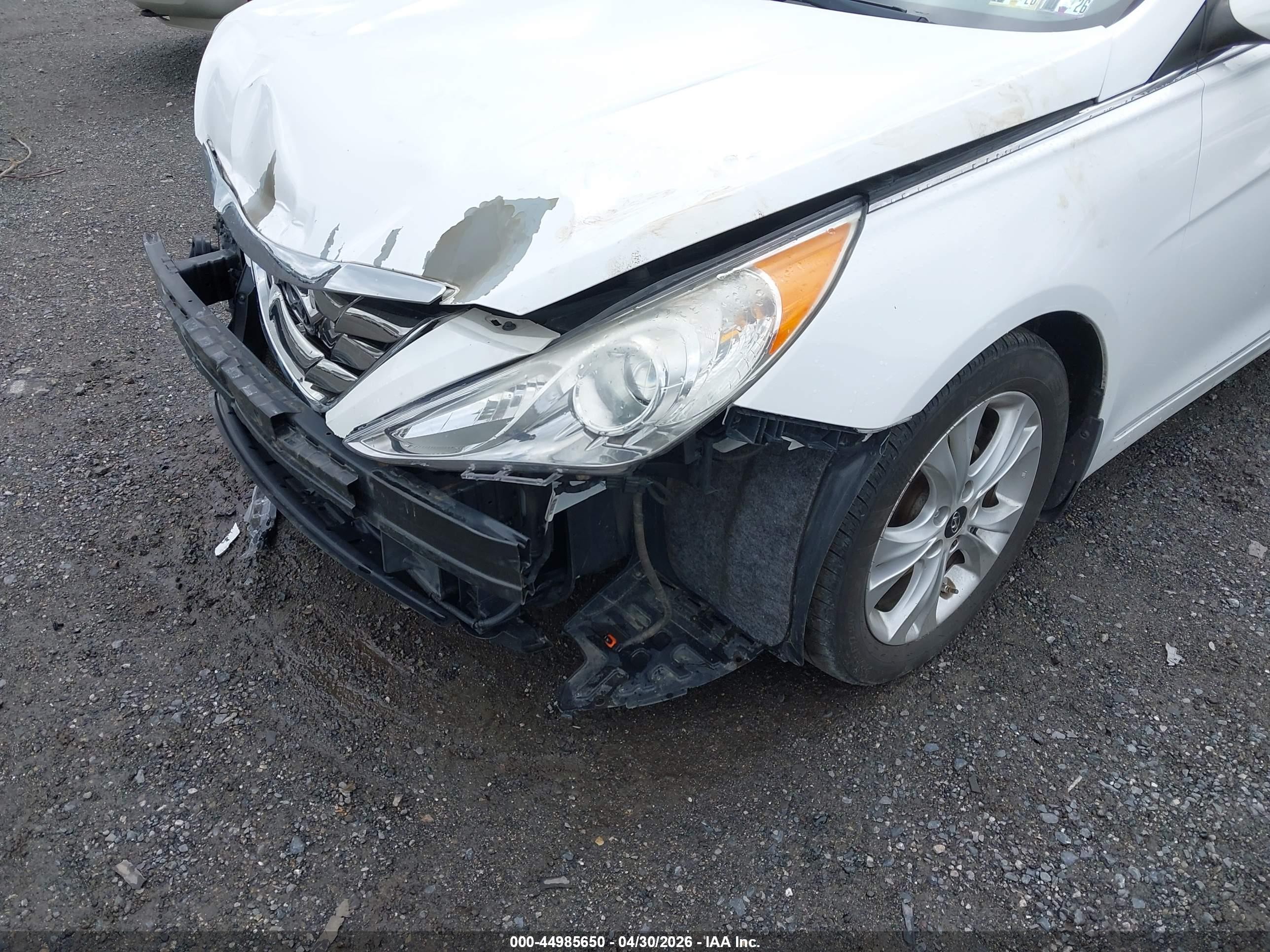 2013 Hyundai Sonata Limited Белый vin: 5NPEC4ACXDH691480