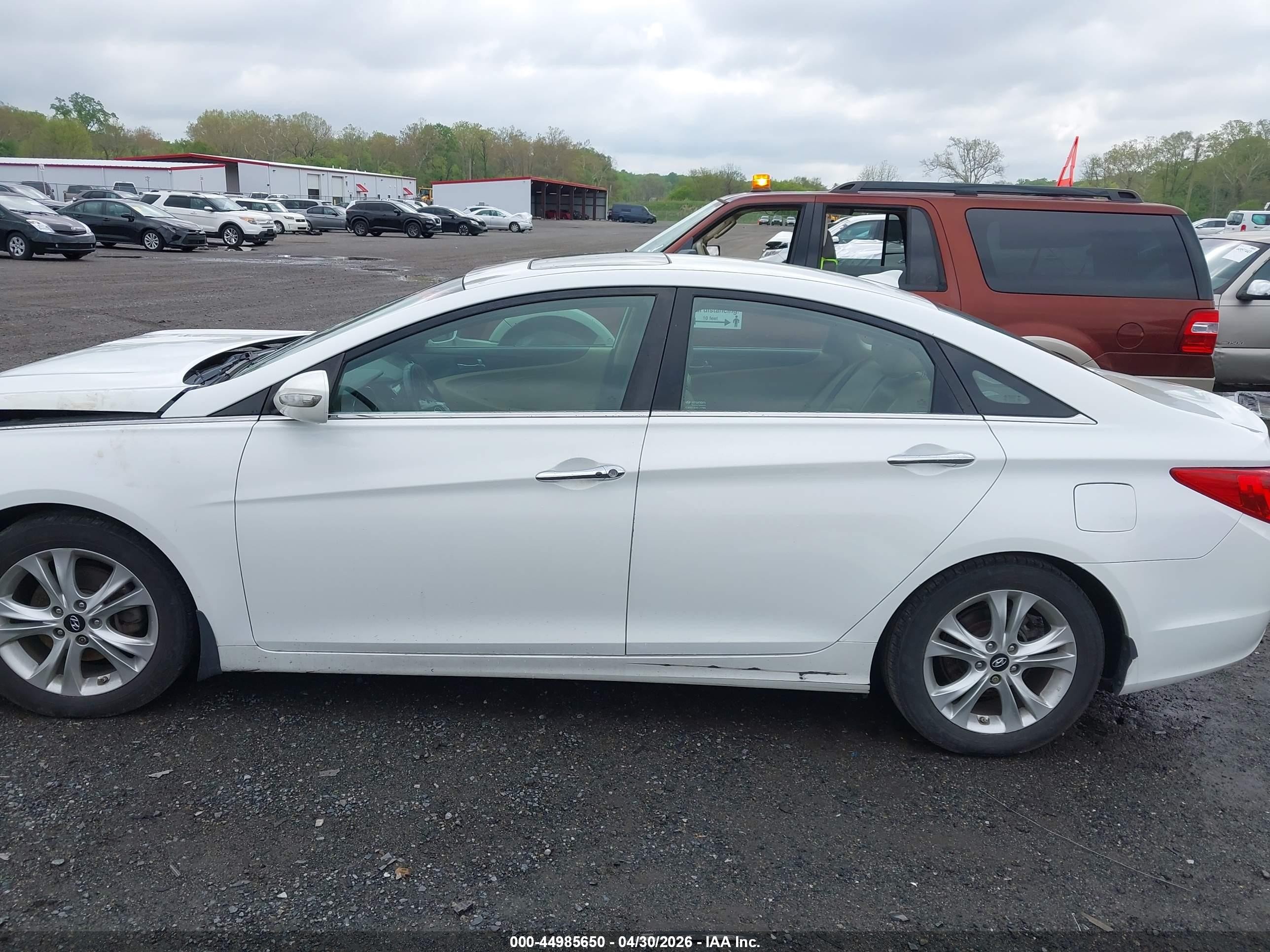 2013 Hyundai Sonata Limited Белый vin: 5NPEC4ACXDH691480