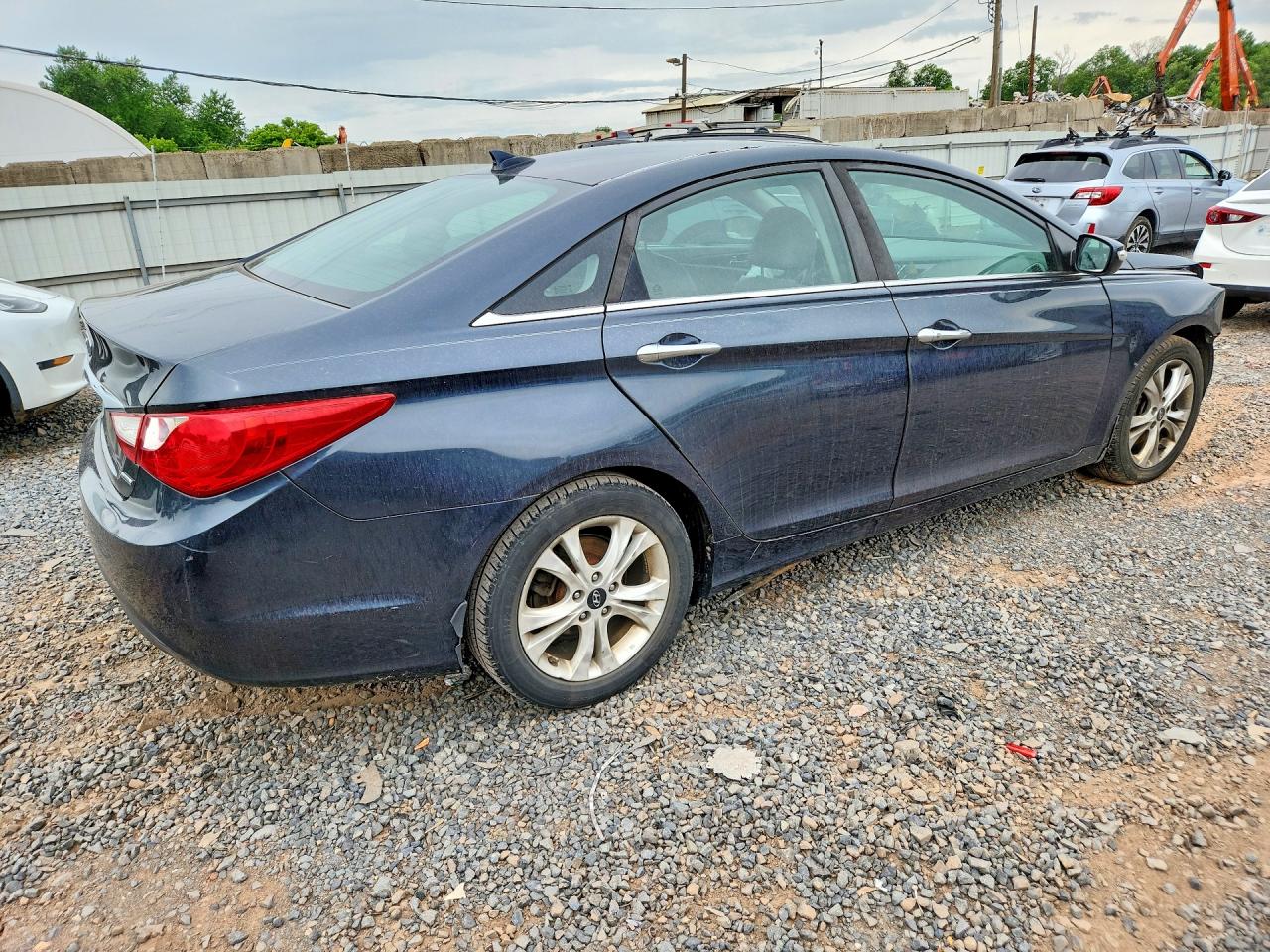 2013 Hyundai Sonata Limited Charcoal vin: 5NPEC4ACXDH693309