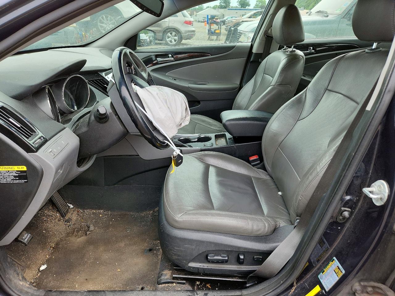 2013 Hyundai Sonata Limited Charcoal vin: 5NPEC4ACXDH693309