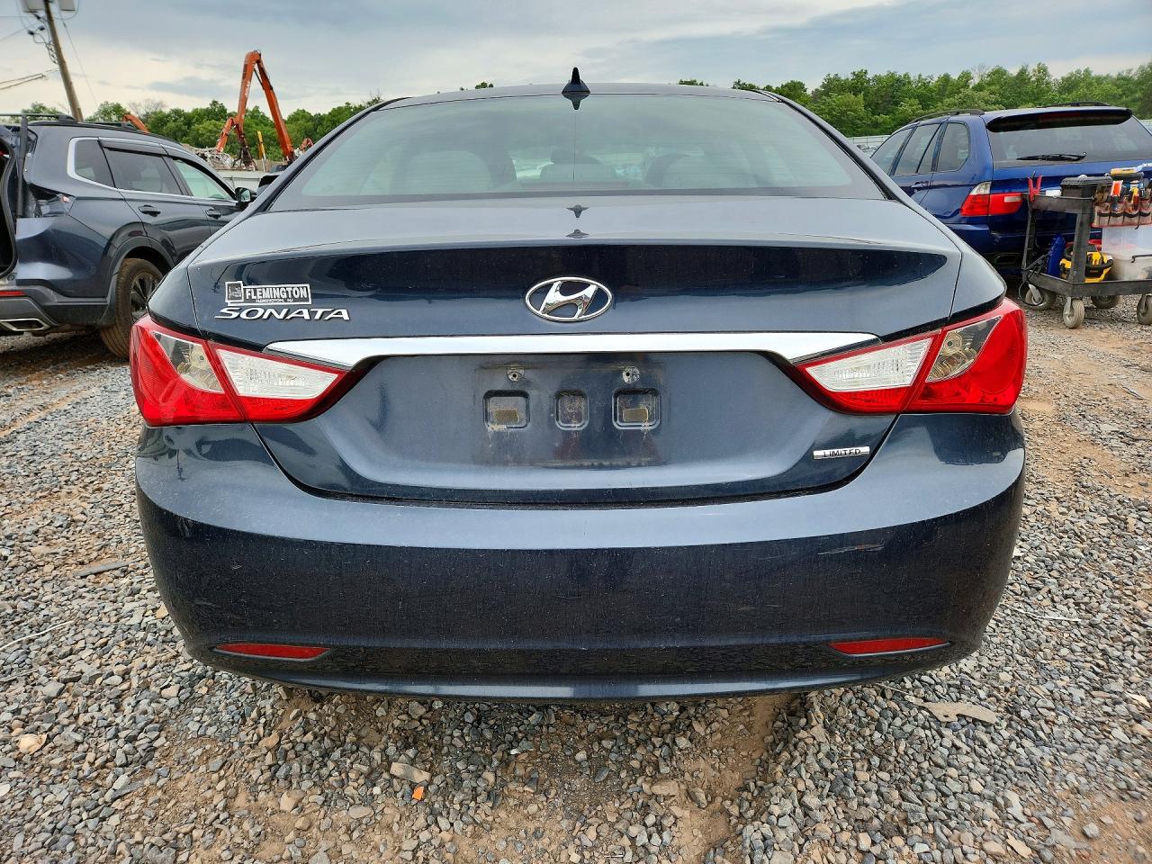 2013 Hyundai Sonata Limited Charcoal vin: 5NPEC4ACXDH693309