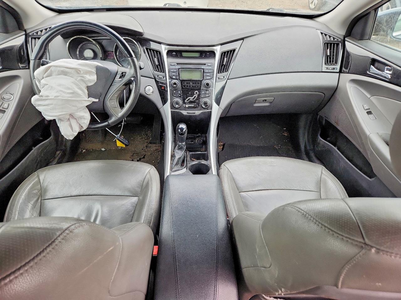 2013 Hyundai Sonata Limited Charcoal vin: 5NPEC4ACXDH693309