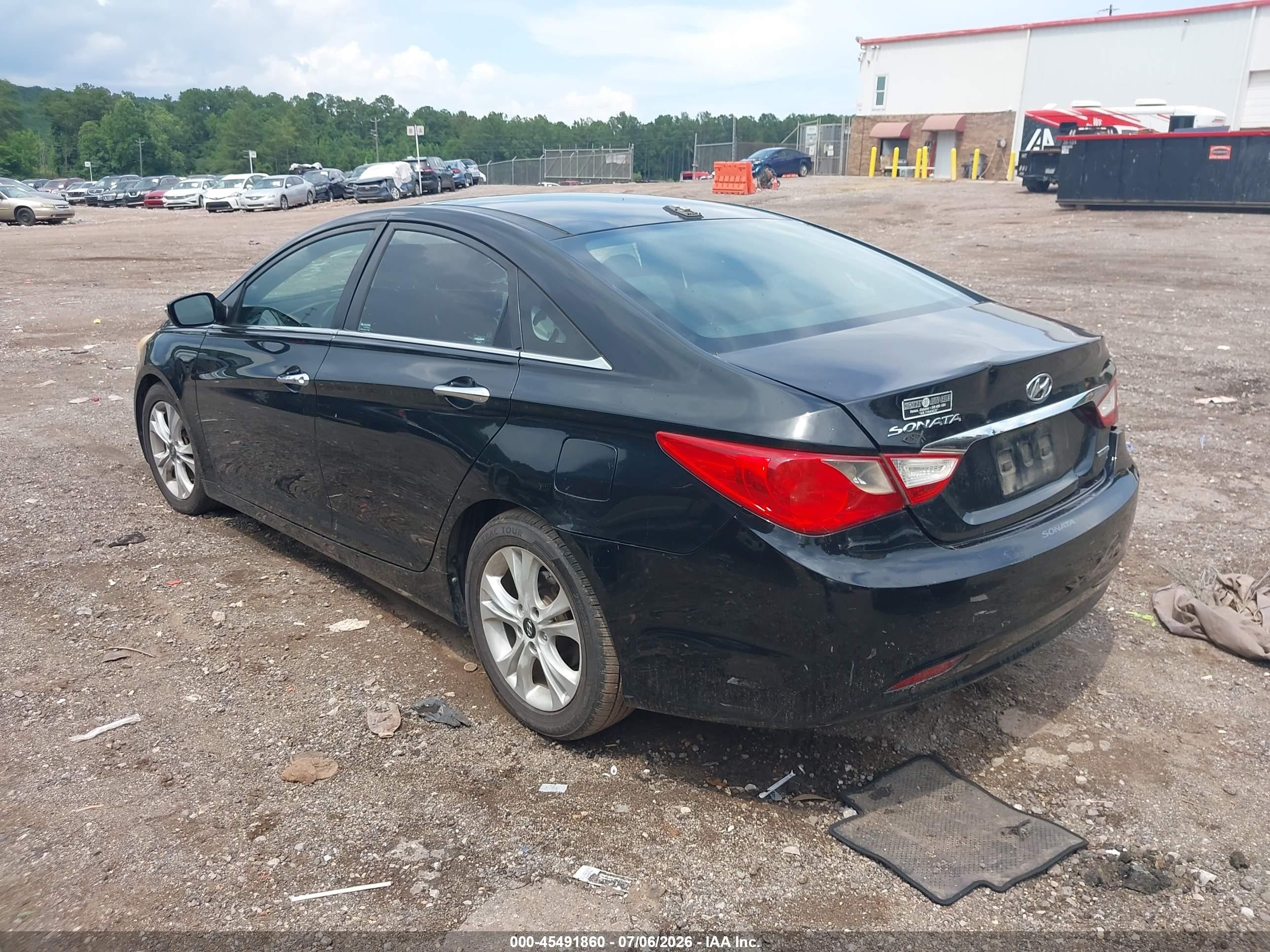 2013 Hyundai Sonata Limited Black vin: 5NPEC4ACXDH695061