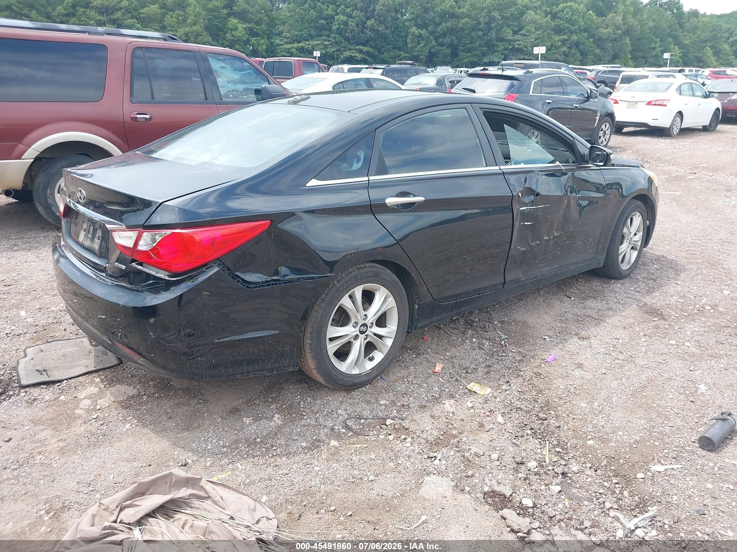 2013 Hyundai Sonata Limited Black vin: 5NPEC4ACXDH695061