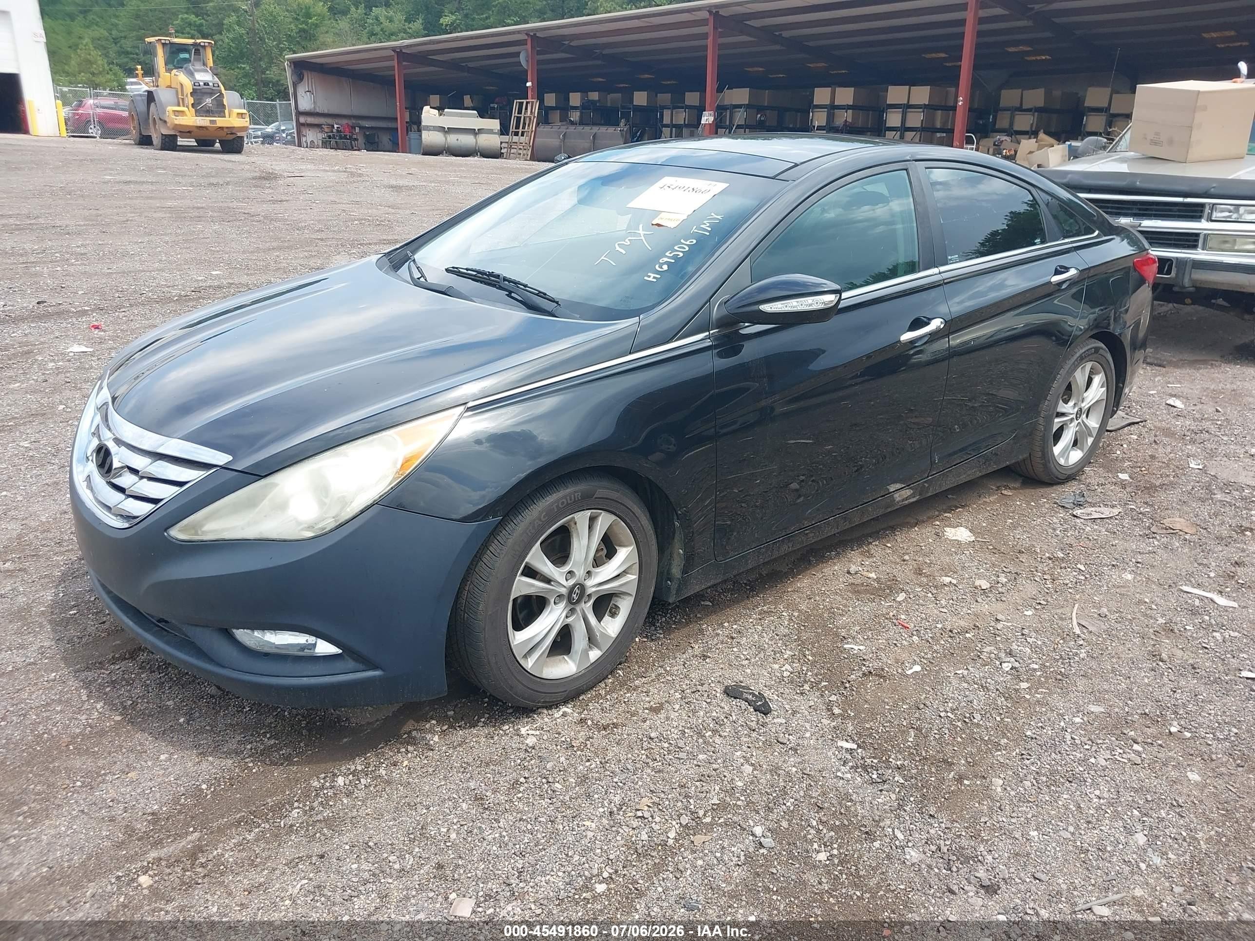 2013 Hyundai Sonata Limited Black vin: 5NPEC4ACXDH695061