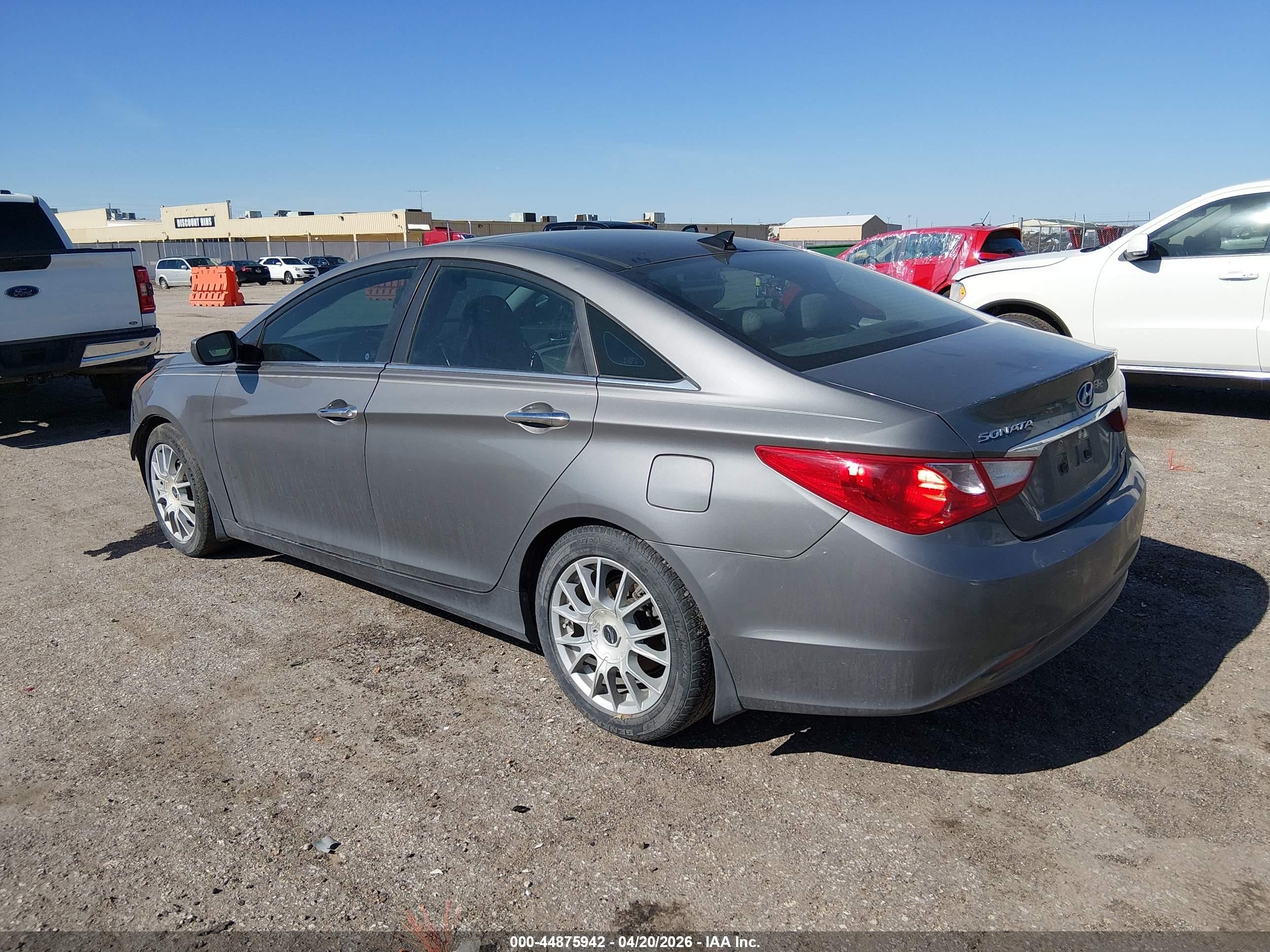 2013 Hyundai Sonata Limited Gray vin: 5NPEC4ACXDH717463