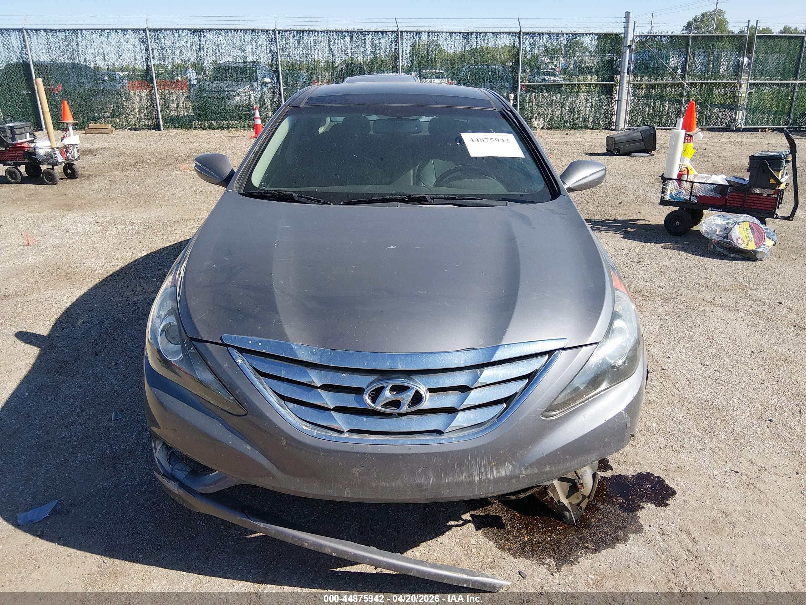 2013 Hyundai Sonata Limited Gray vin: 5NPEC4ACXDH717463