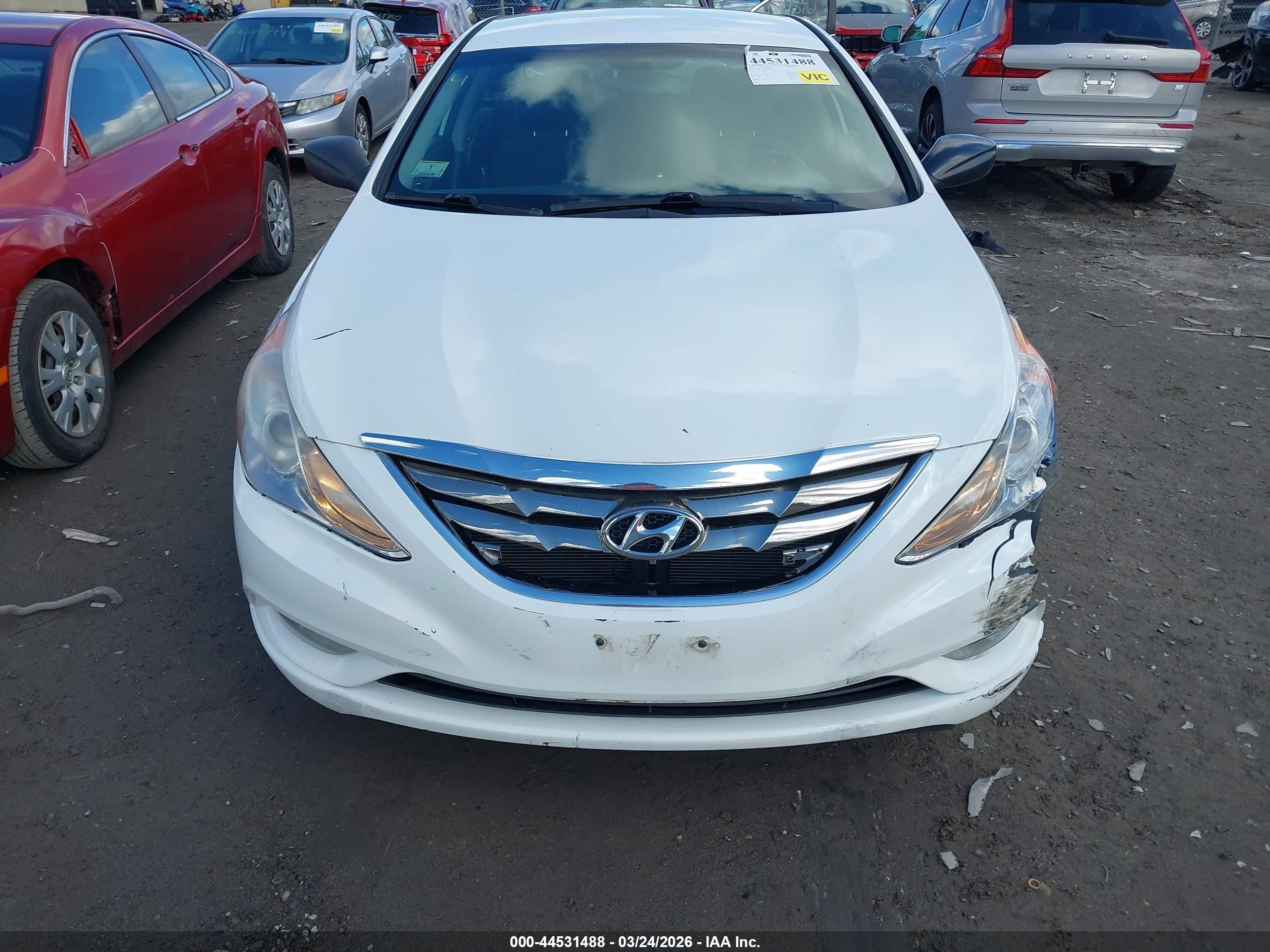 2013 Hyundai Sonata Se White vin: 5NPEC4ACXDH801430