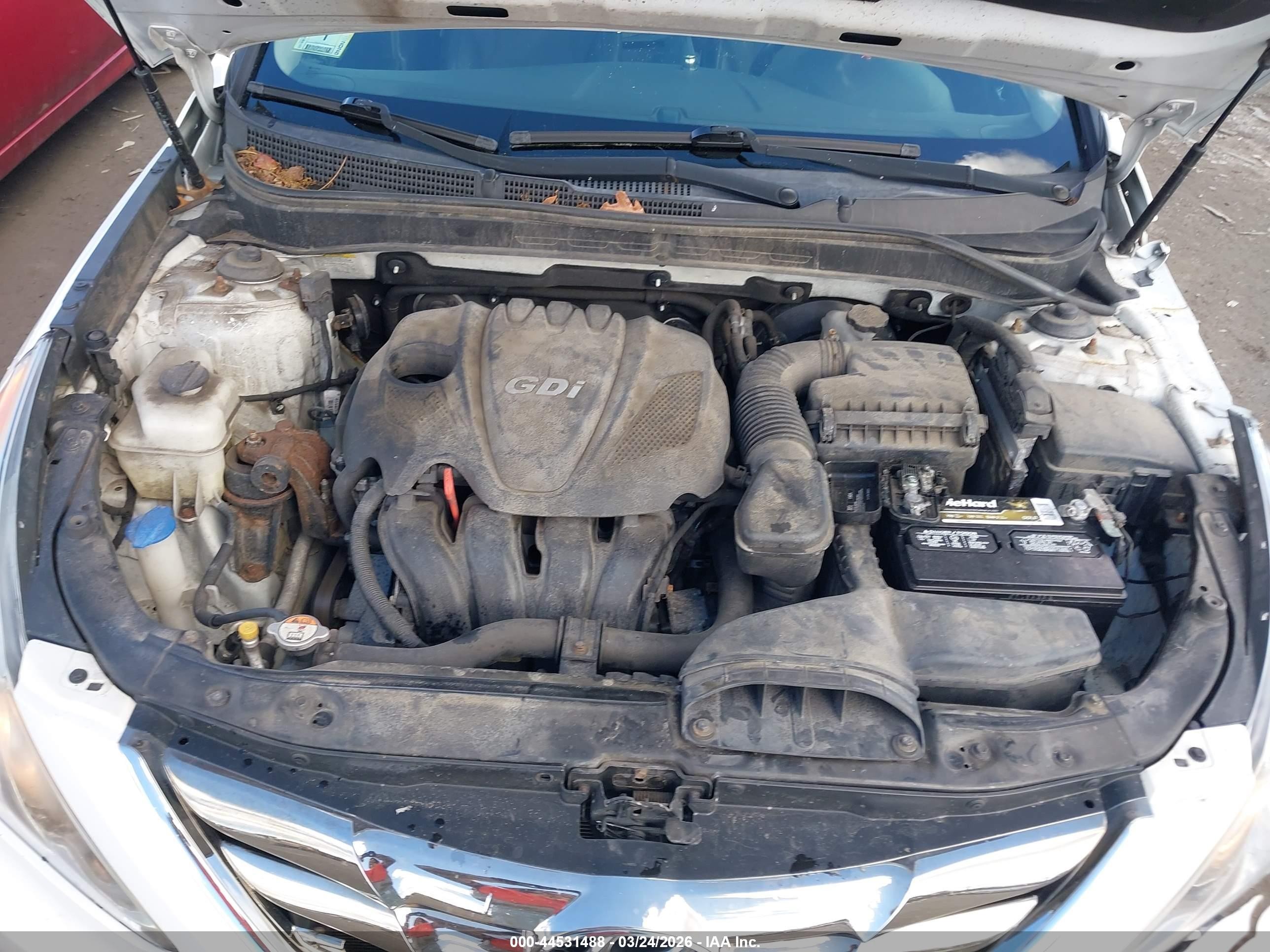 2013 Hyundai Sonata Se White vin: 5NPEC4ACXDH801430