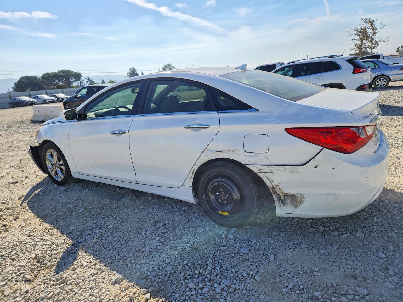 2013 Hyundai Sonata Limited White vin: 5NPEC4ACXDH804750
