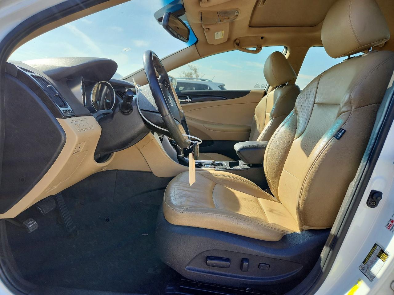 2013 Hyundai Sonata Limited White vin: 5NPEC4ACXDH804750
