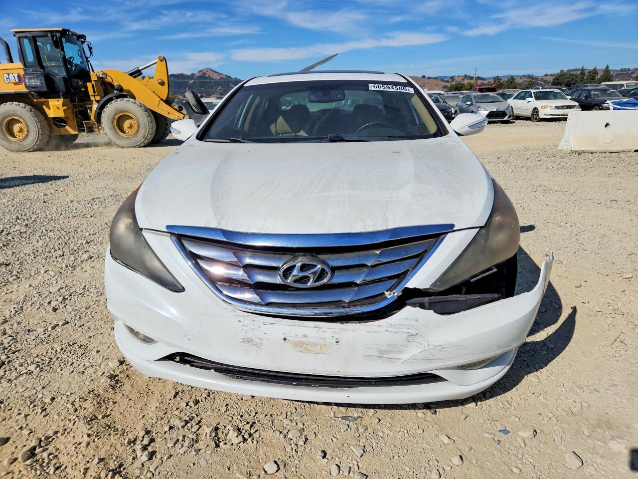 2013 Hyundai Sonata Limited White vin: 5NPEC4ACXDH804750
