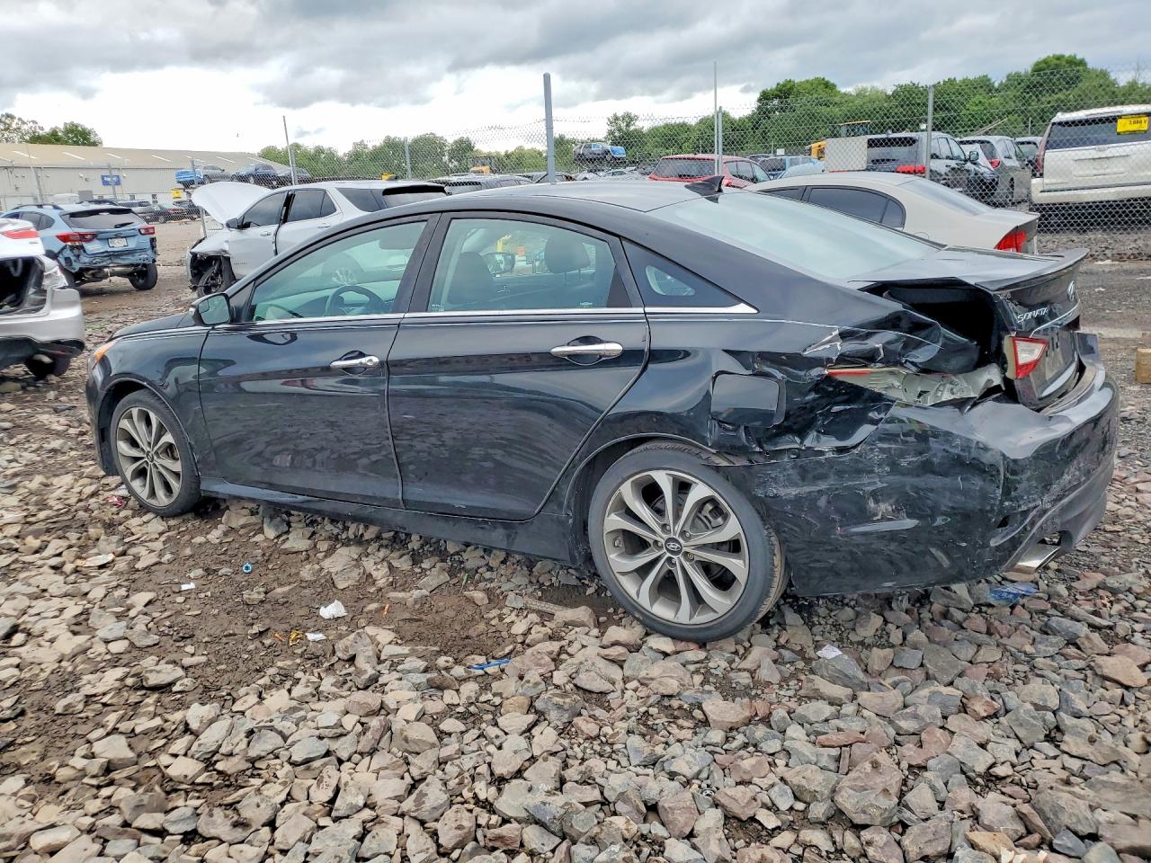 2014 Hyundai Sonata Se Black vin: 5NPEC4ACXEH811859