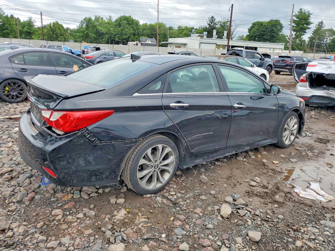 2014 Hyundai Sonata Se Black vin: 5NPEC4ACXEH811859