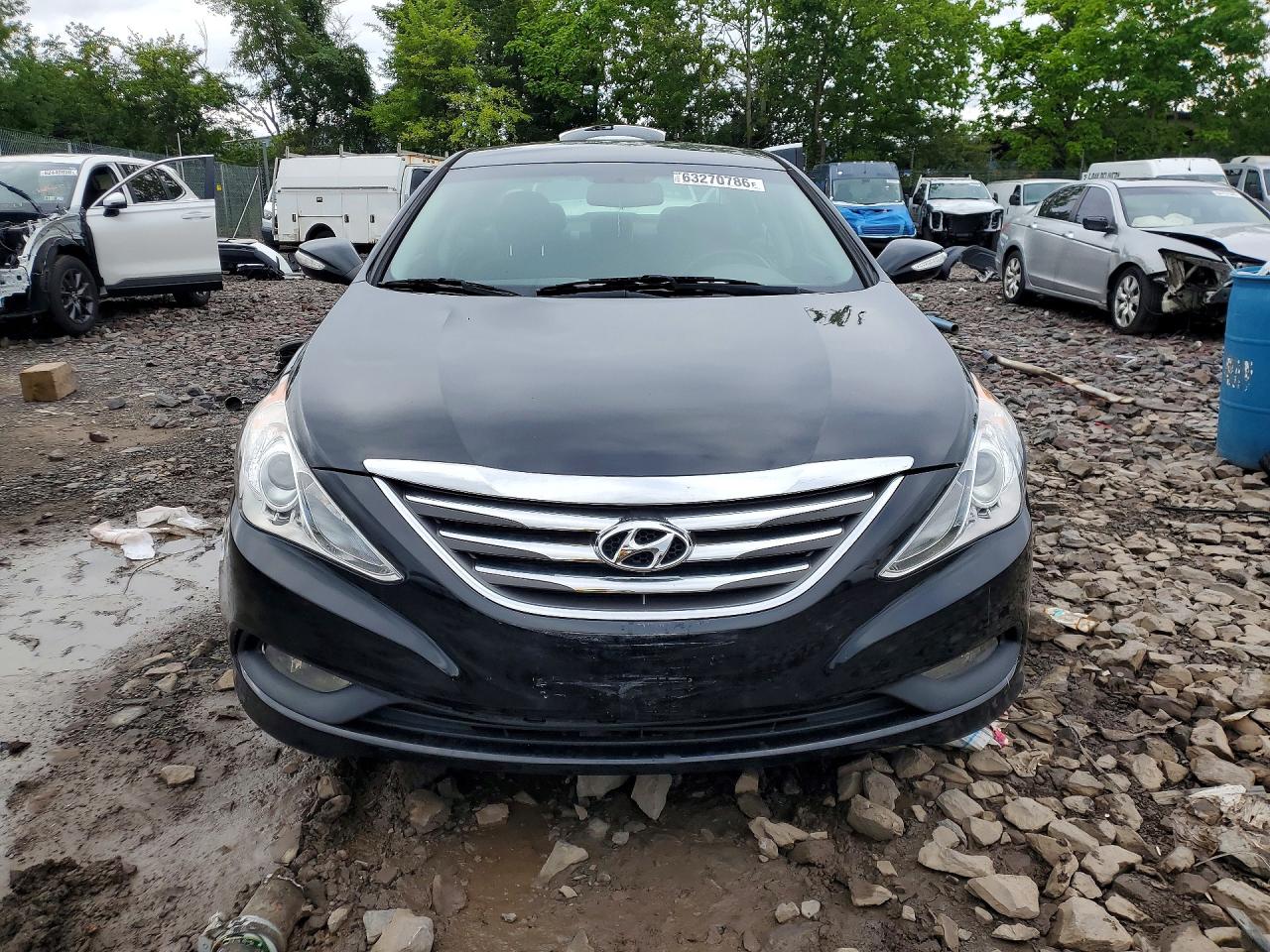 2014 Hyundai Sonata Se Black vin: 5NPEC4ACXEH811859