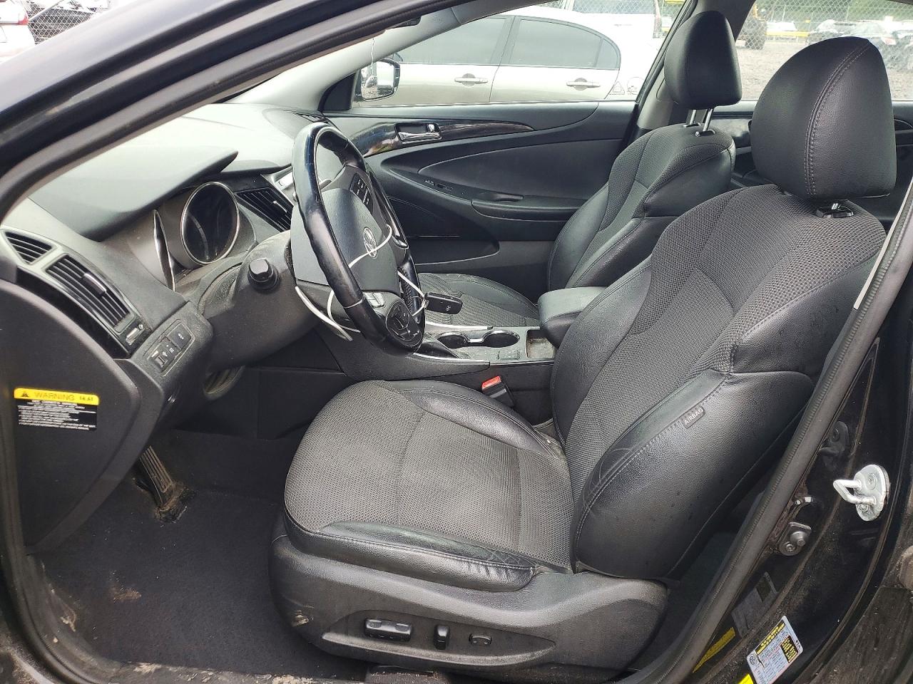 2014 Hyundai Sonata Se Black vin: 5NPEC4ACXEH811859