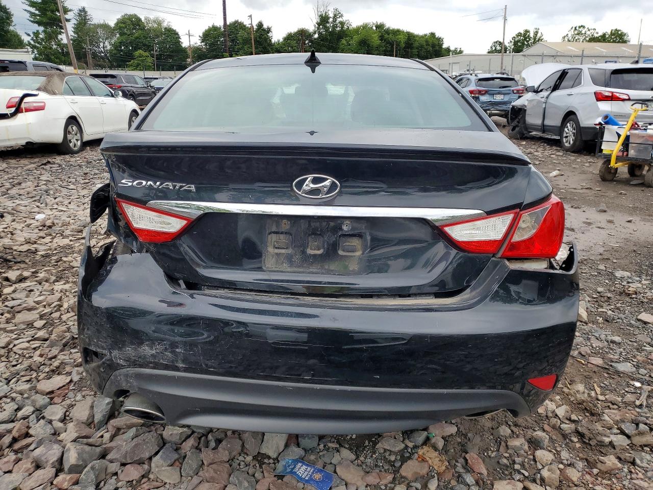 2014 Hyundai Sonata Se Black vin: 5NPEC4ACXEH811859