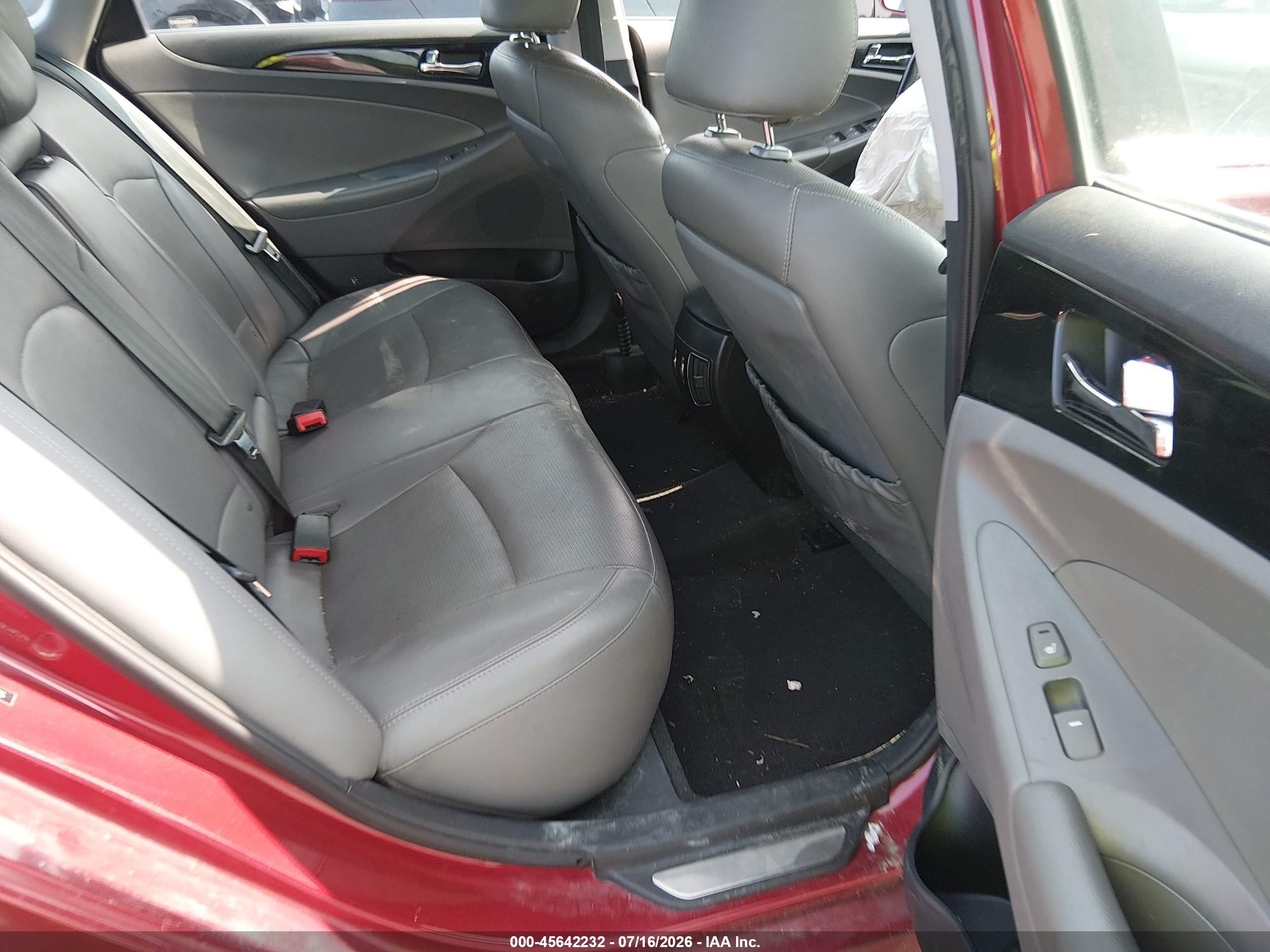 2014 Hyundai Sonata Limited Red vin: 5NPEC4ACXEH818052