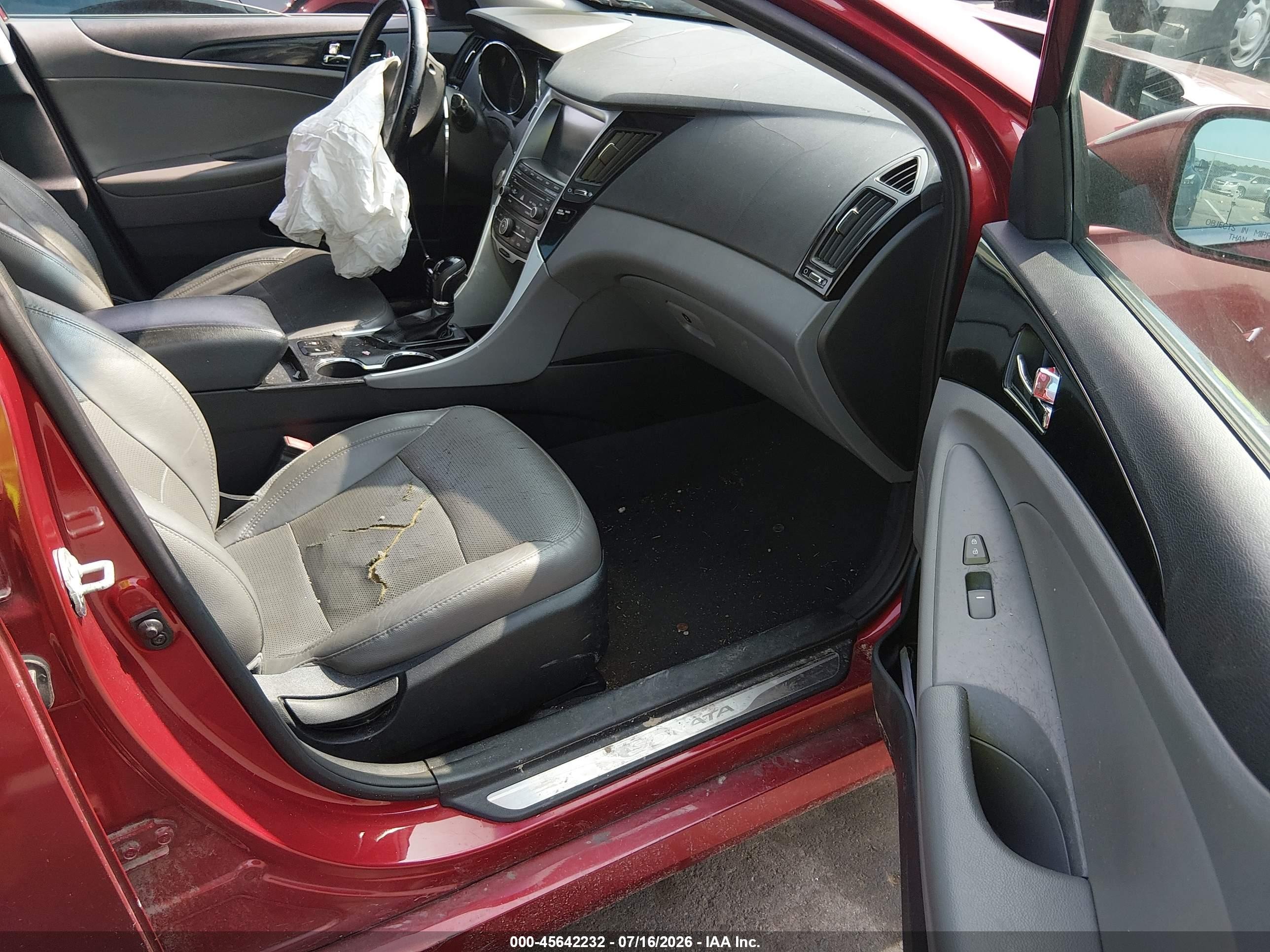 2014 Hyundai Sonata Limited Red vin: 5NPEC4ACXEH818052