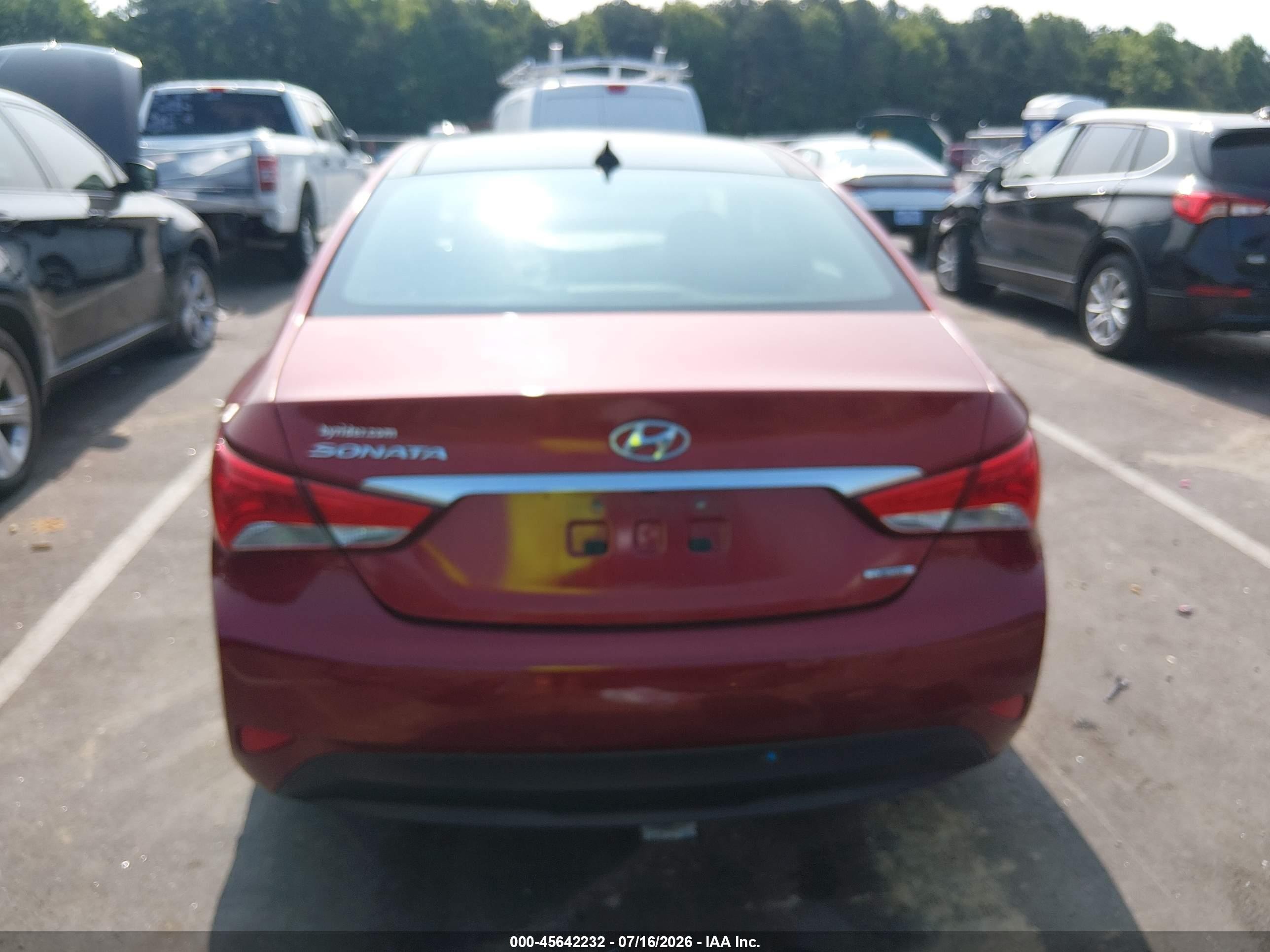 2014 Hyundai Sonata Limited Red vin: 5NPEC4ACXEH818052