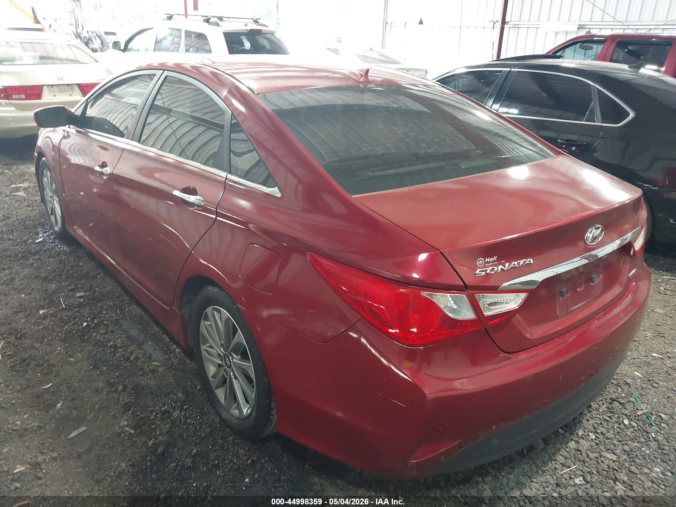 2014 Hyundai Sonata Limited Red vin: 5NPEC4ACXEH841430