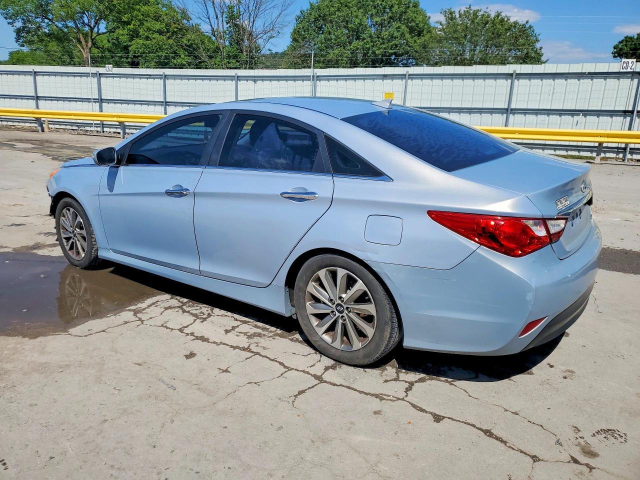 2014 Hyundai Sonata Limited Blue vin: 5NPEC4ACXEH853545