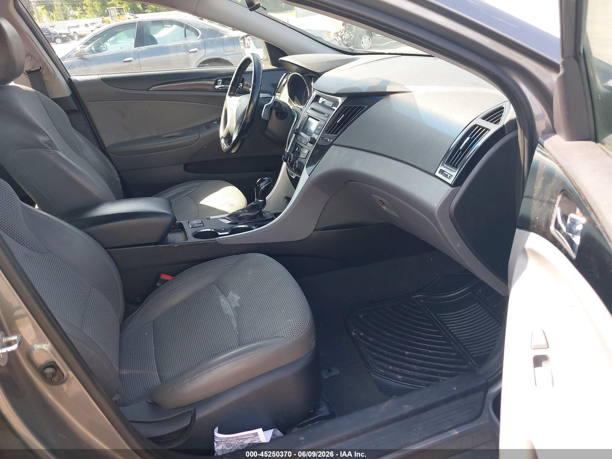 2014 Hyundai Sonata Se Gray vin: 5NPEC4ACXEH871205