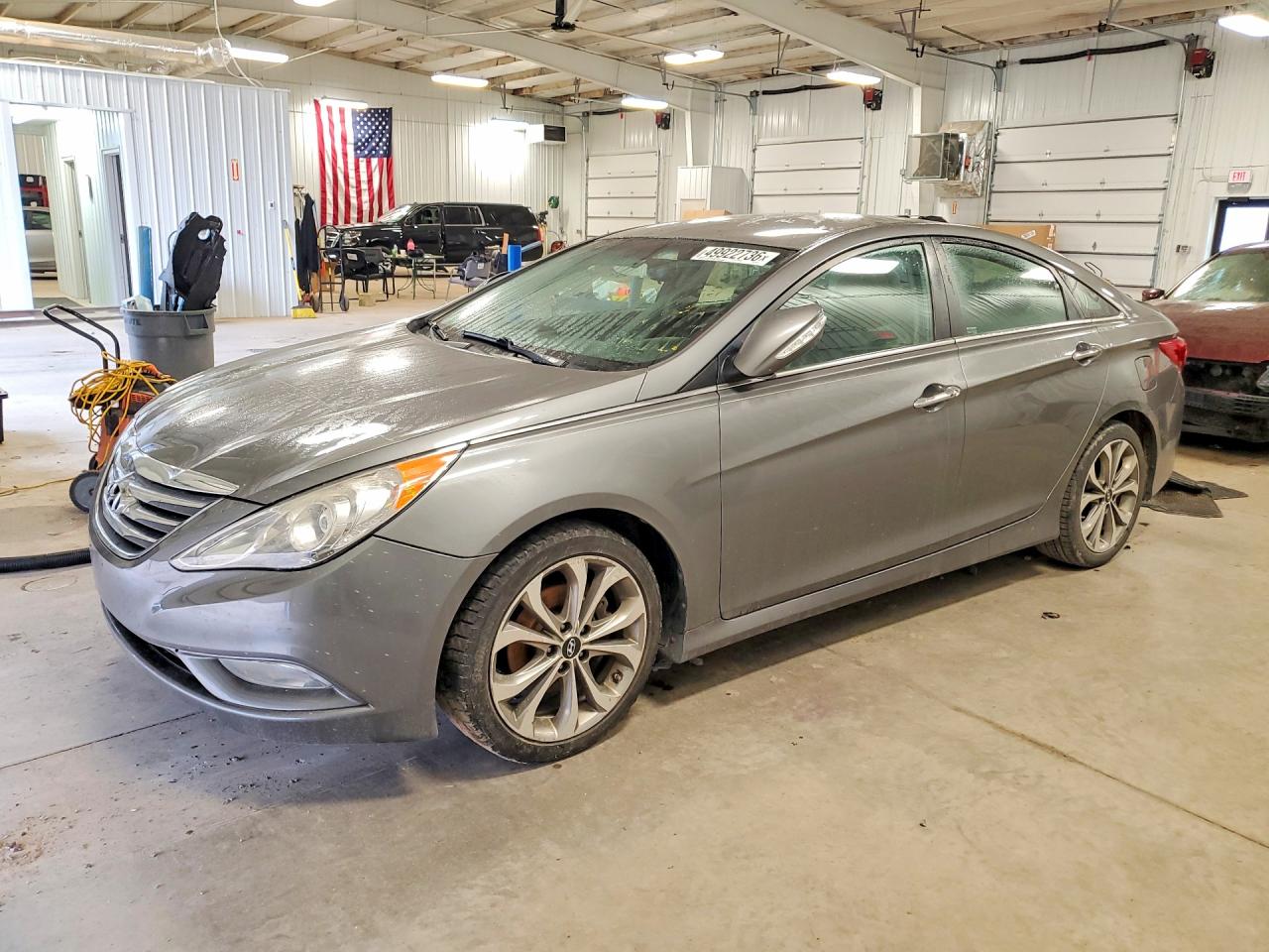 2014 Hyundai Sonata Se Gray vin: 5NPEC4ACXEH901268