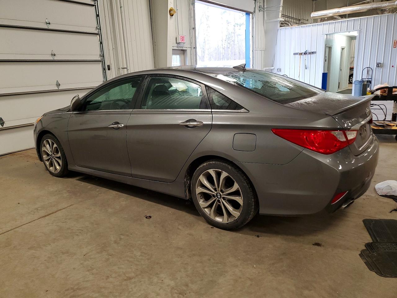 2014 Hyundai Sonata Se Gray vin: 5NPEC4ACXEH901268
