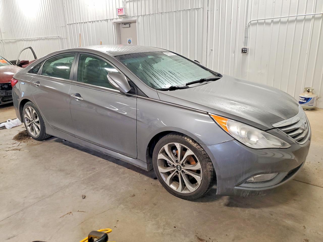 2014 Hyundai Sonata Se Gray vin: 5NPEC4ACXEH901268