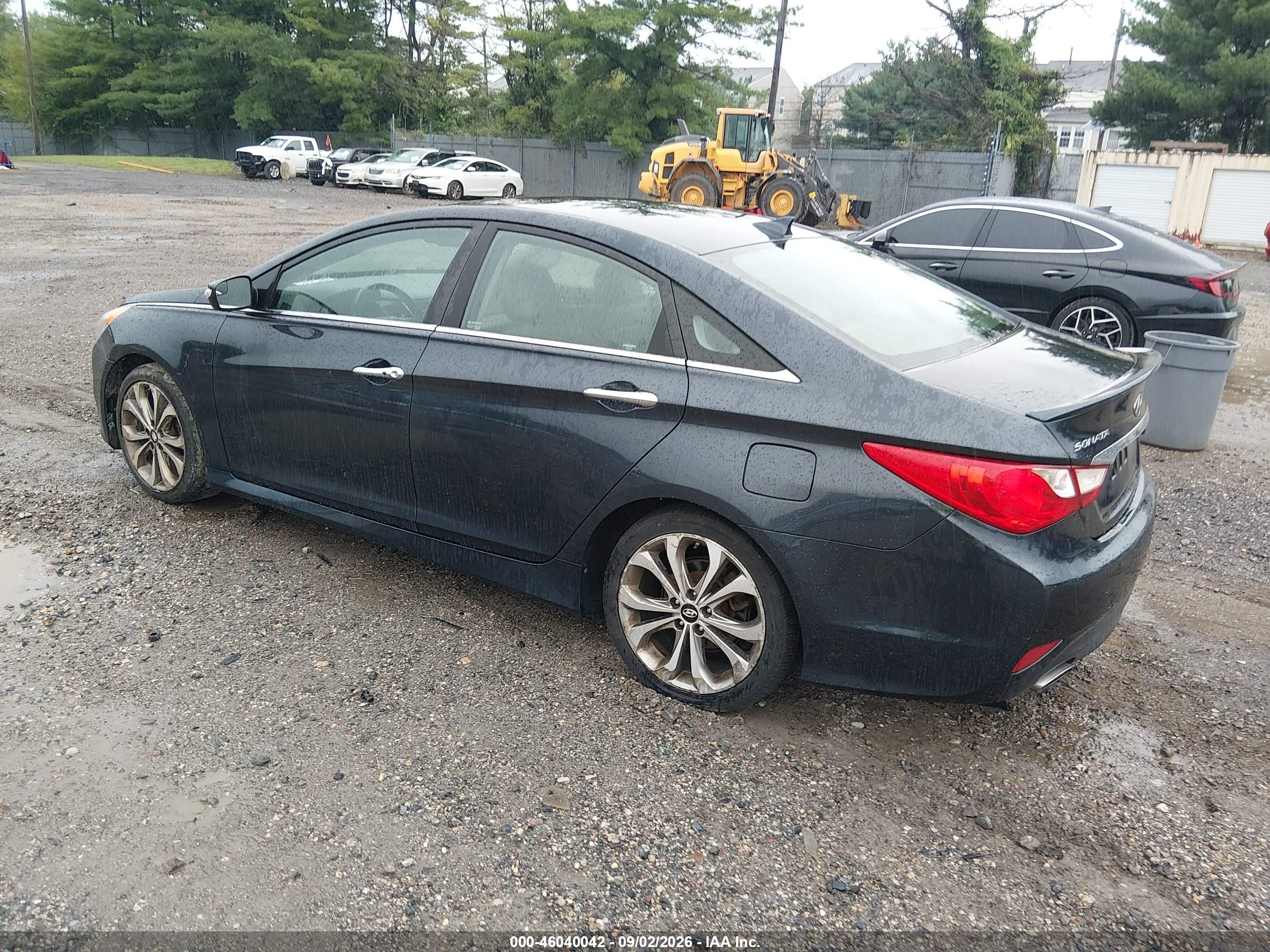 2014 Hyundai Sonata Se Blue vin: 5NPEC4ACXEH902274