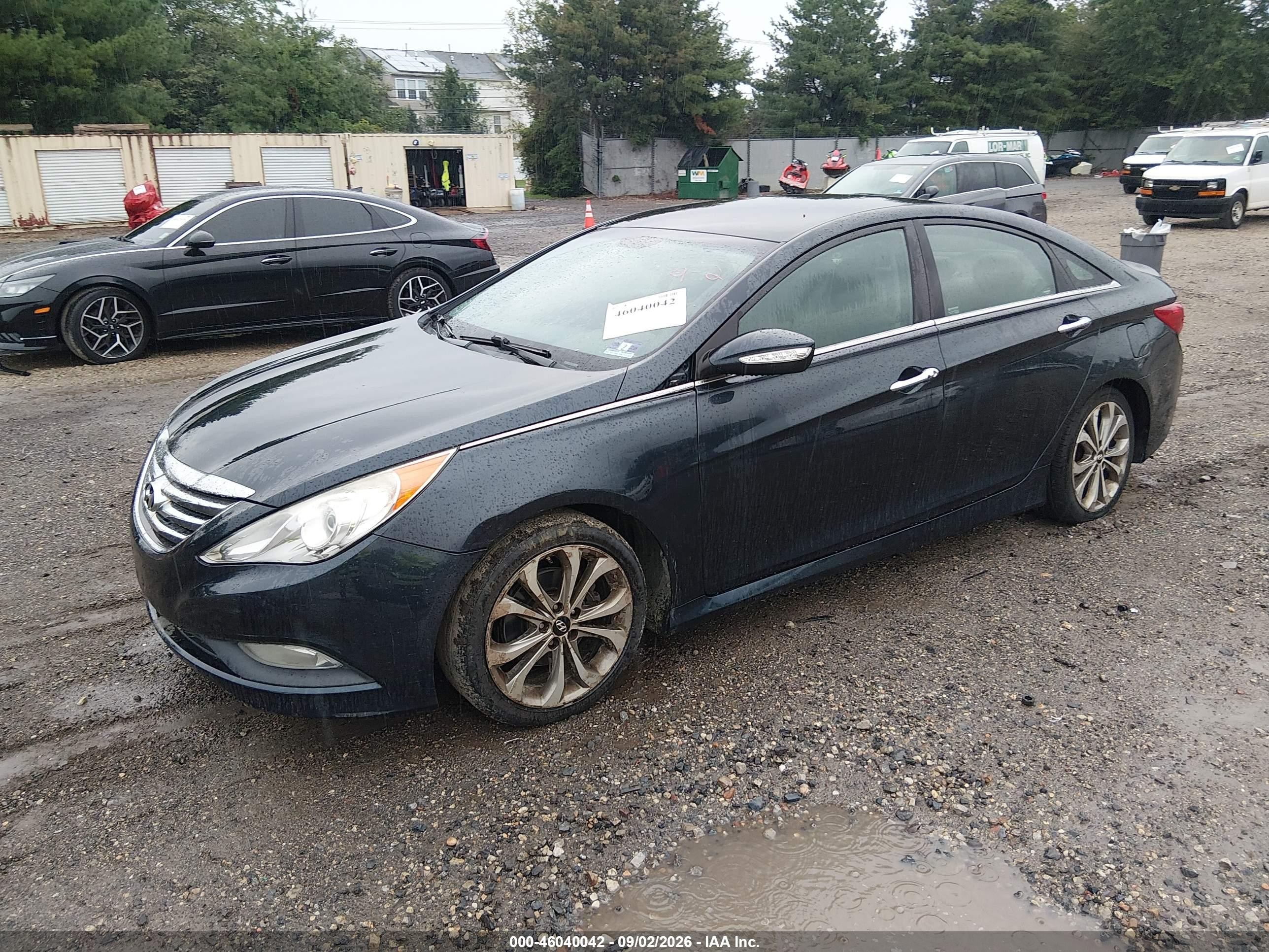 2014 Hyundai Sonata Se Blue vin: 5NPEC4ACXEH902274