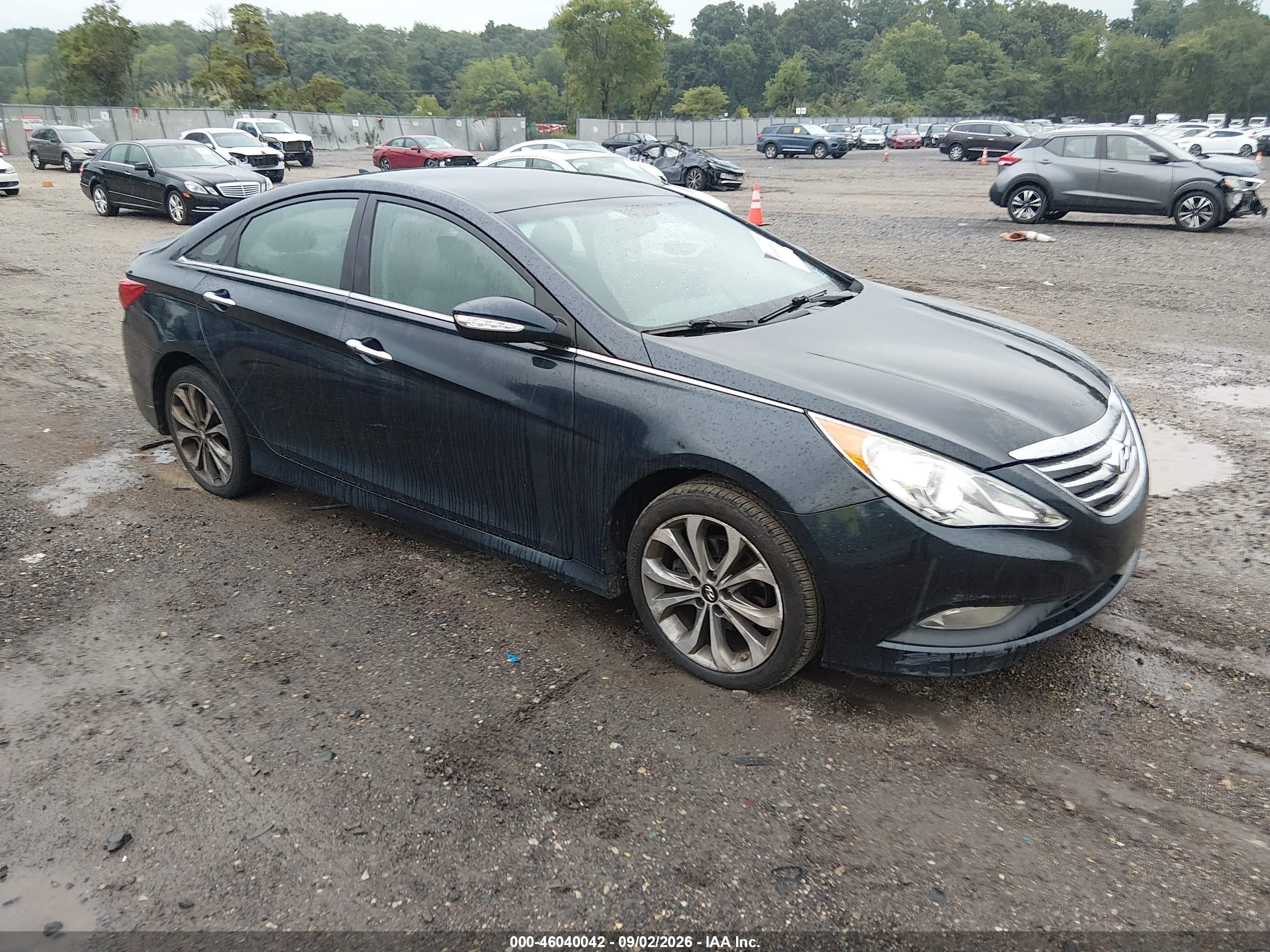 2014 Hyundai Sonata Se Blue vin: 5NPEC4ACXEH902274