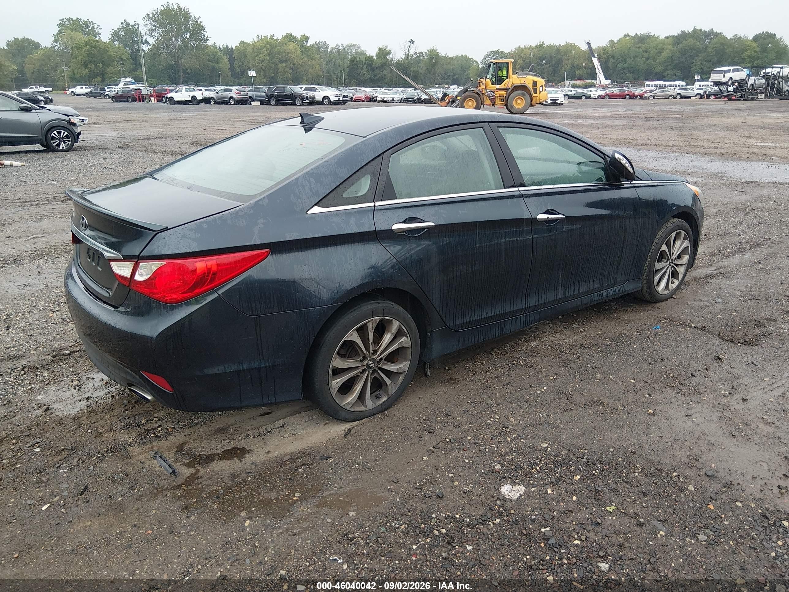 2014 Hyundai Sonata Se Blue vin: 5NPEC4ACXEH902274