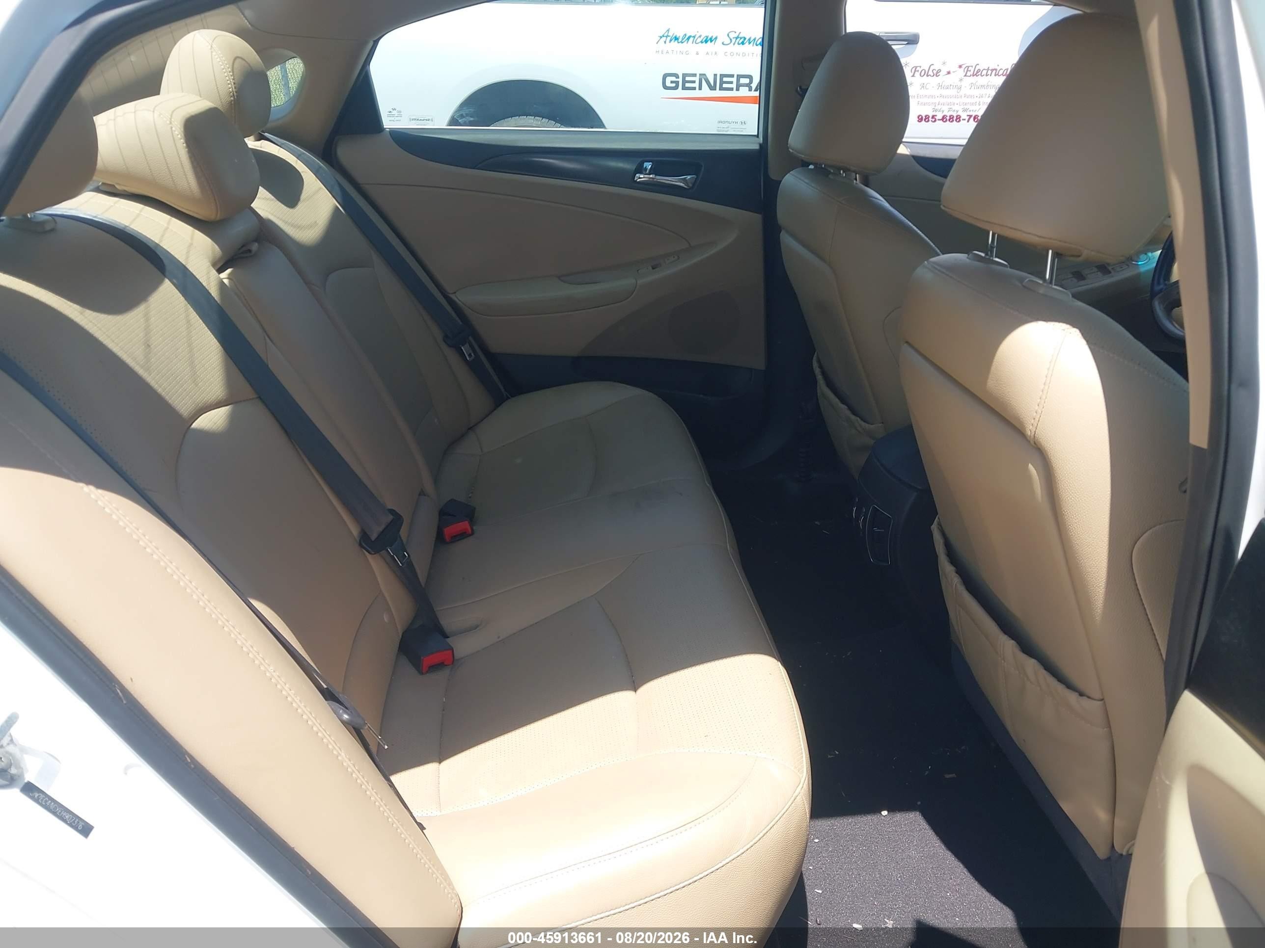 2014 Hyundai Sonata Limited White vin: 5NPEC4ACXEH907376
