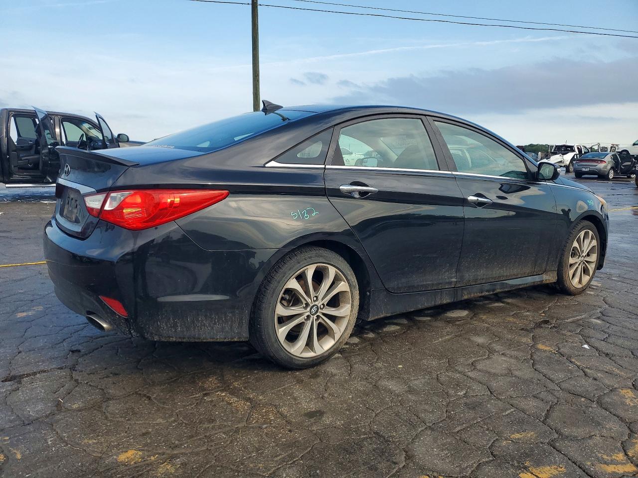 2014 Hyundai Sonata Se Black vin: 5NPEC4ACXEH913159
