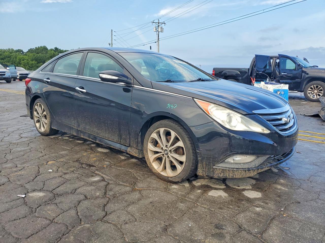 2014 Hyundai Sonata Se Black vin: 5NPEC4ACXEH913159
