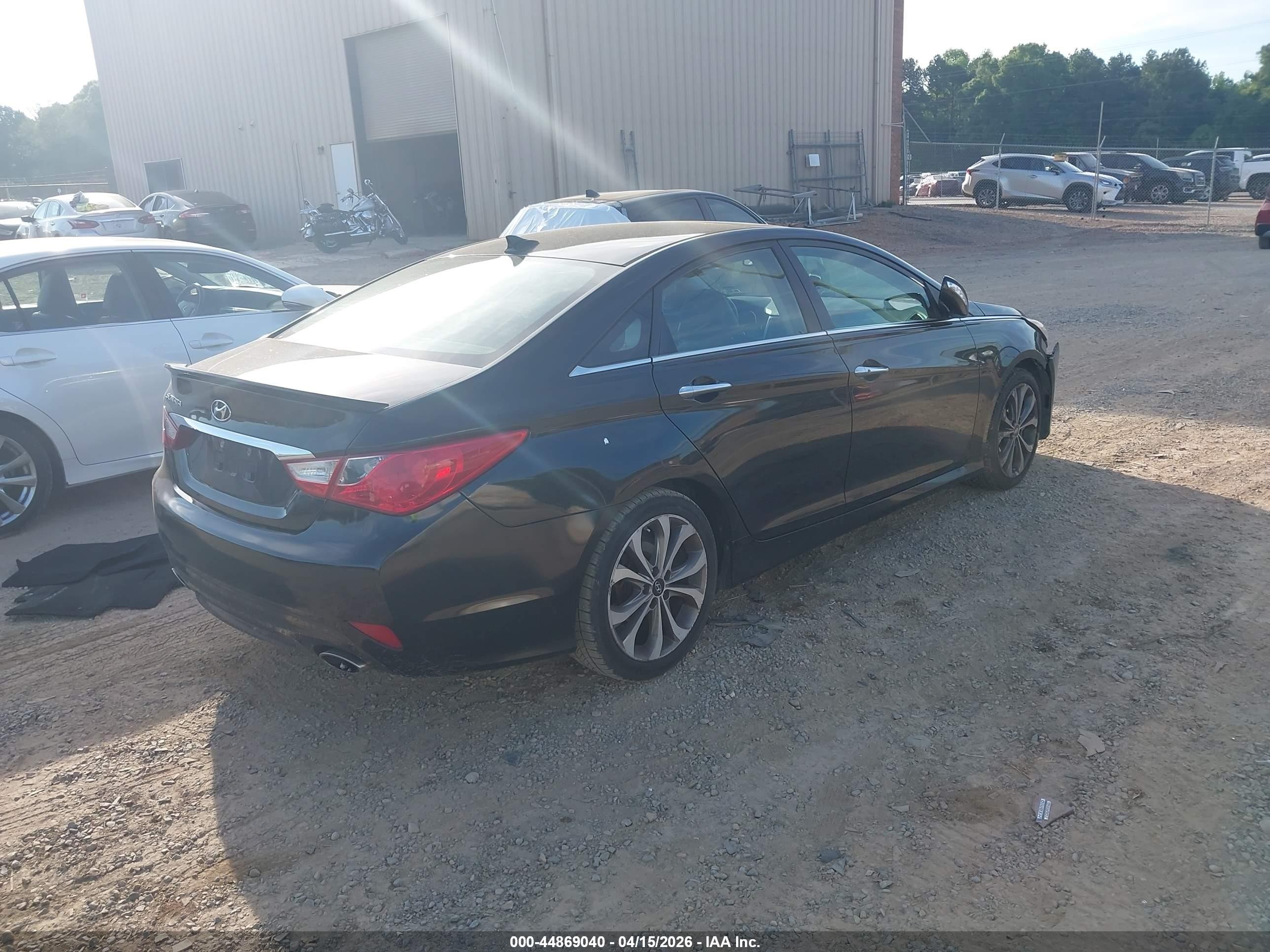 2014 Hyundai Sonata Se Black vin: 5NPEC4ACXEH928373