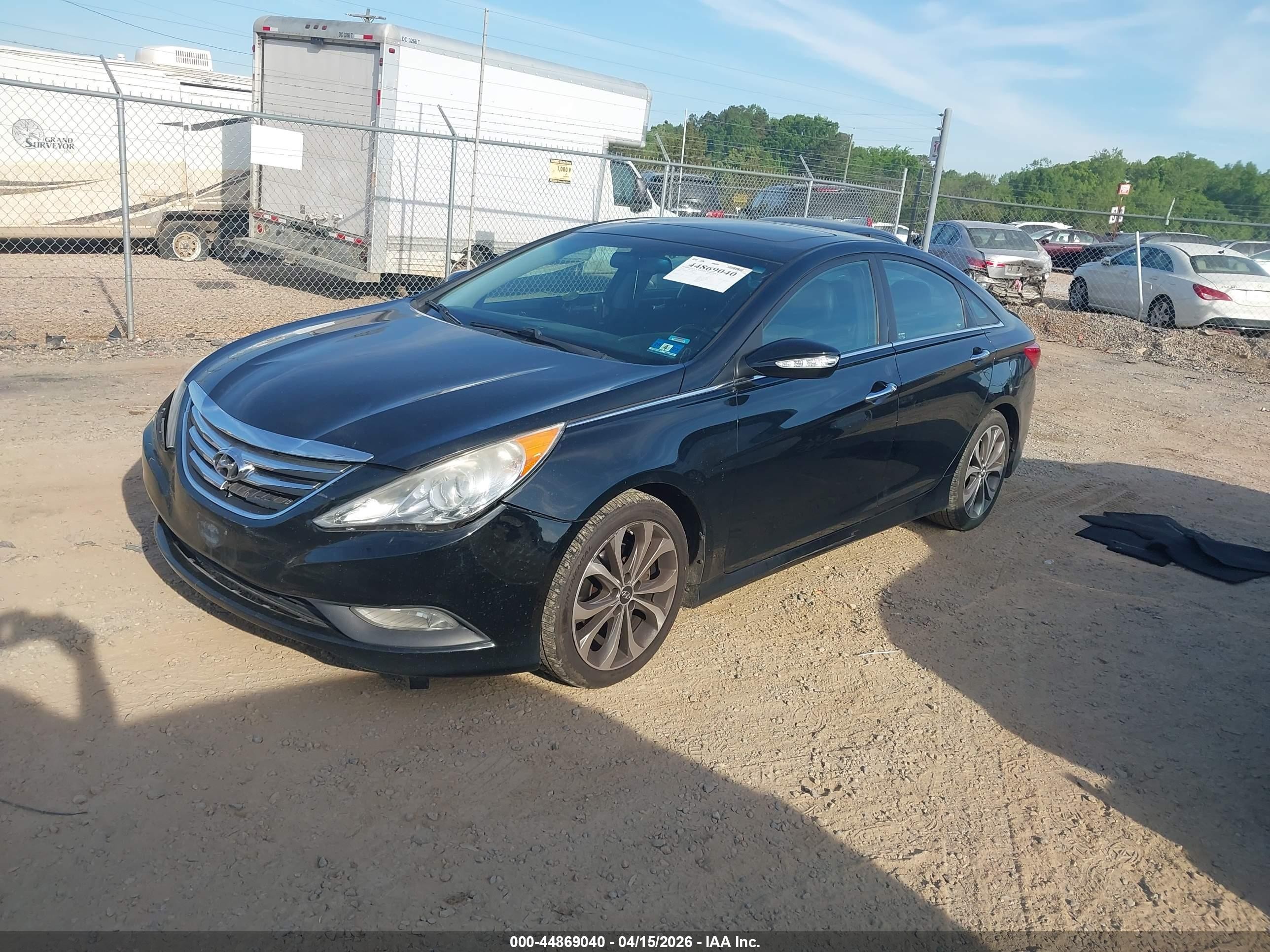 2014 Hyundai Sonata Se Black vin: 5NPEC4ACXEH928373