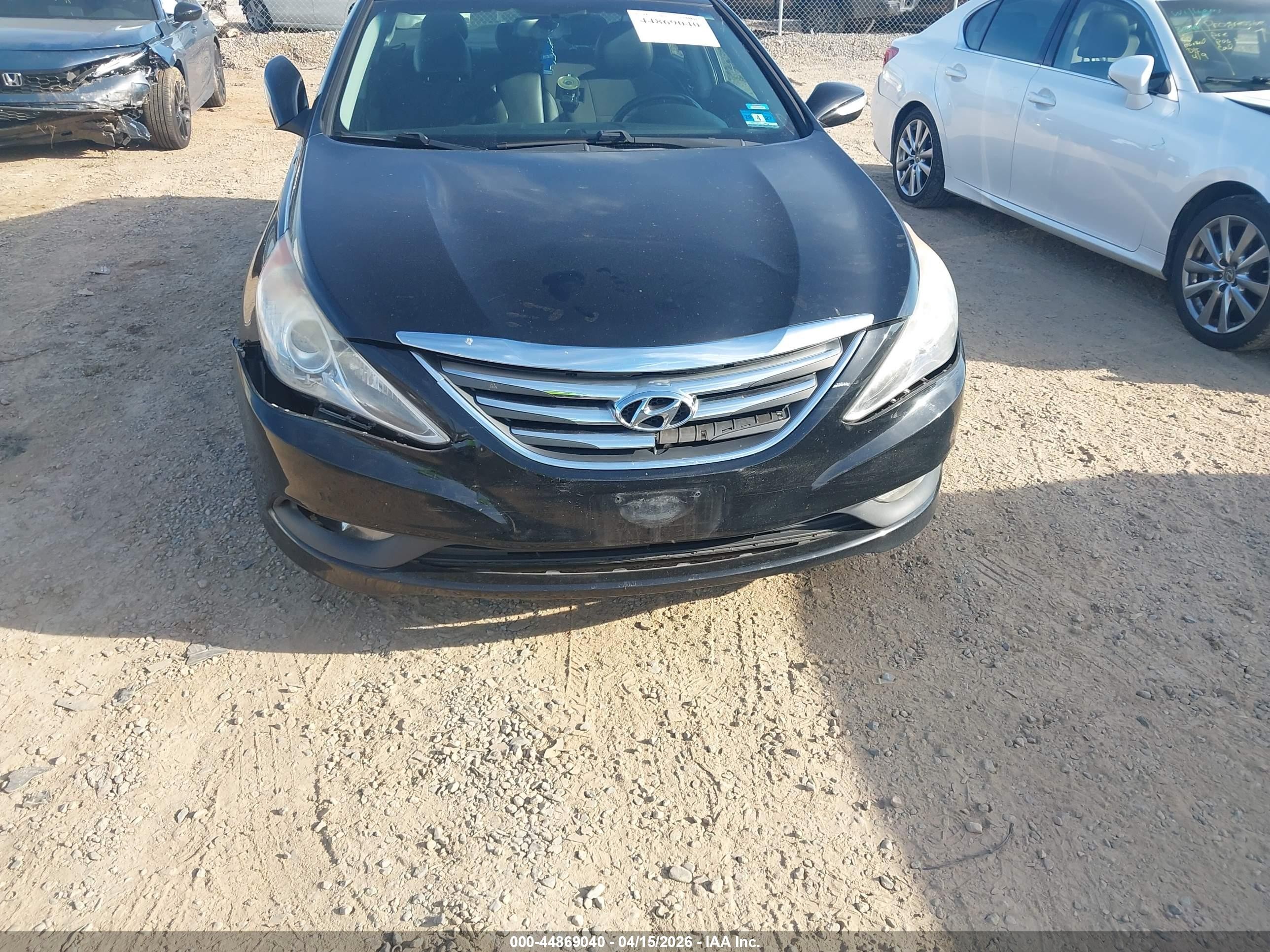 2014 Hyundai Sonata Se Black vin: 5NPEC4ACXEH928373