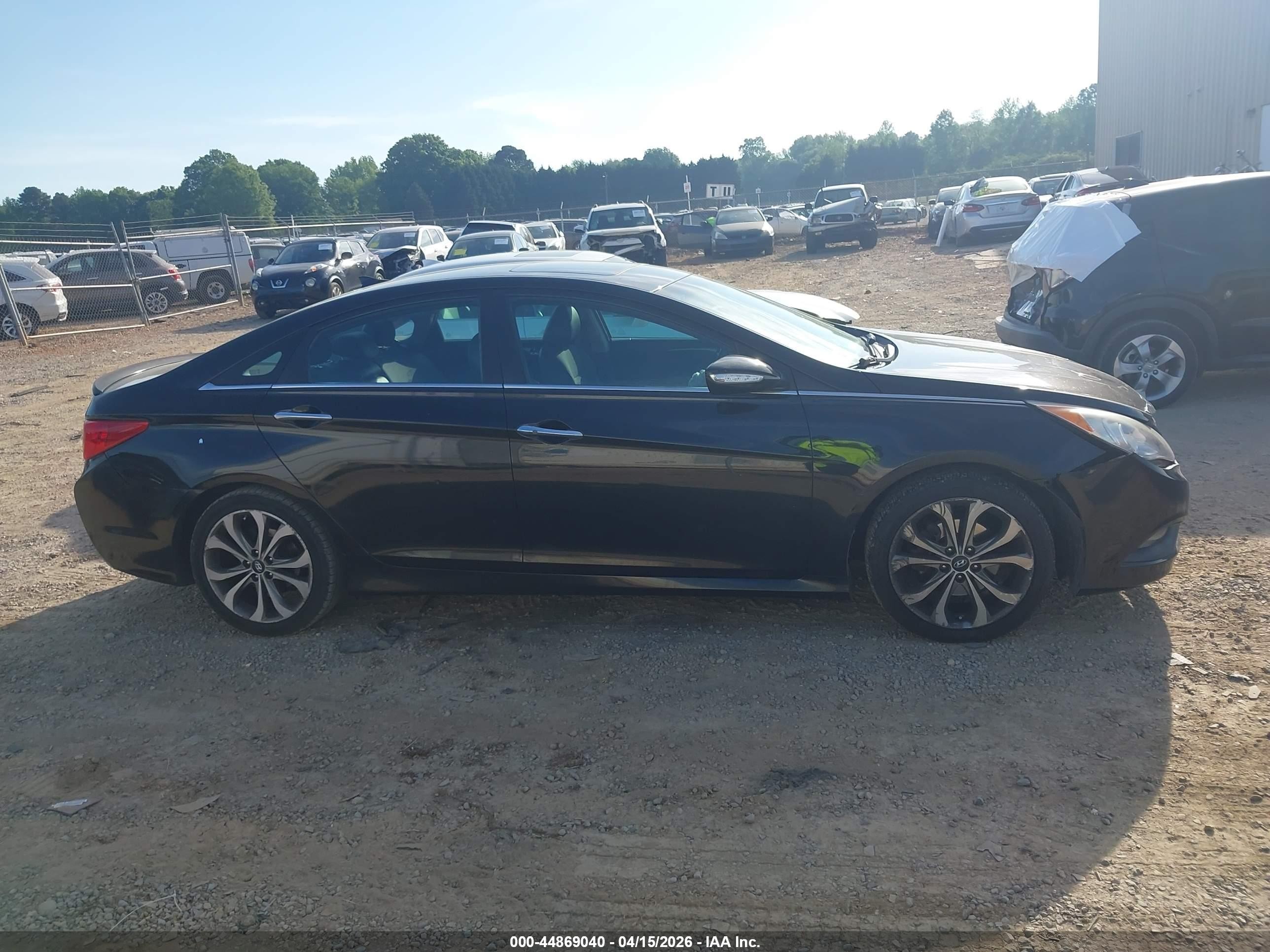 2014 Hyundai Sonata Se Black vin: 5NPEC4ACXEH928373