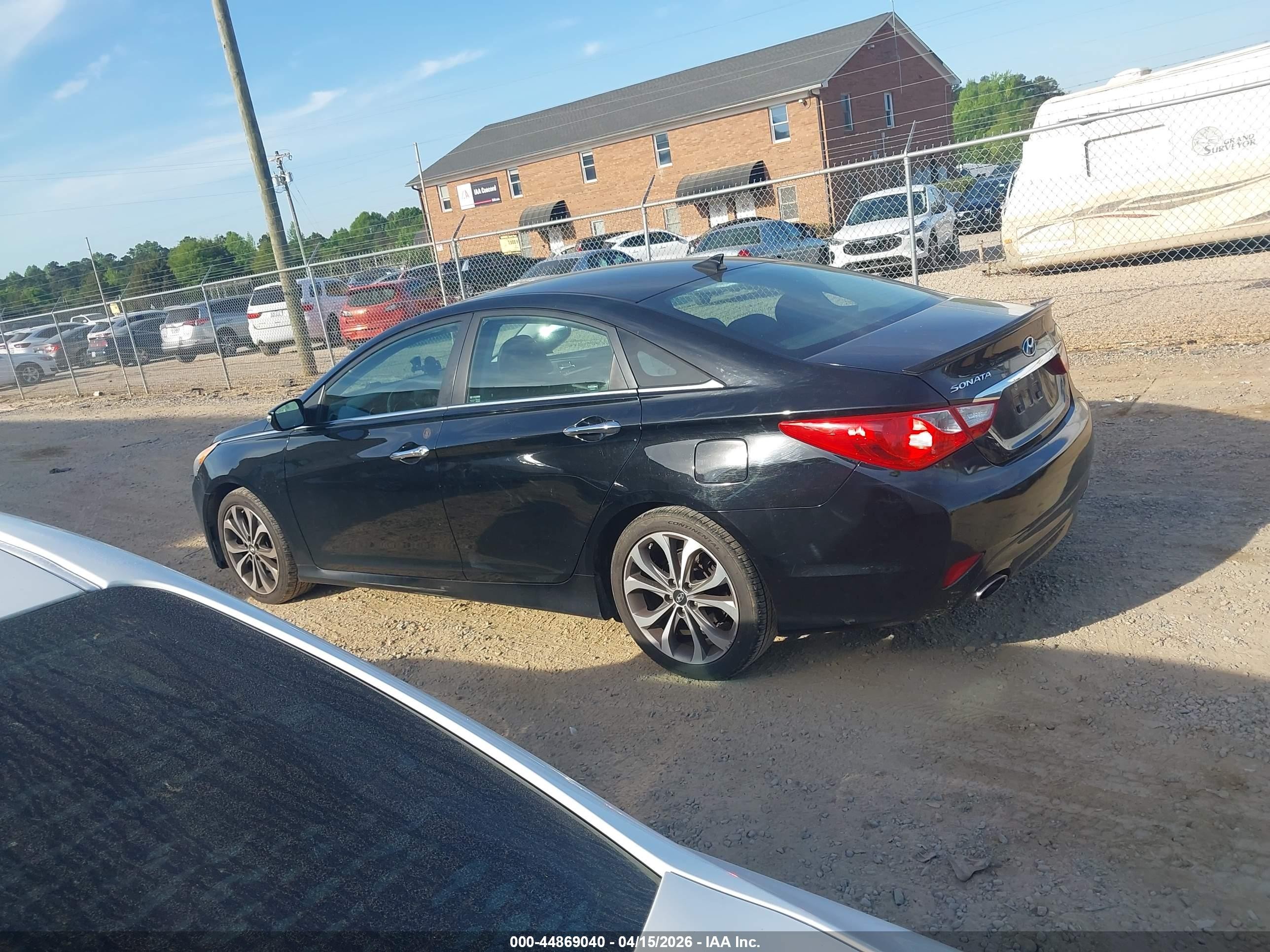 2014 Hyundai Sonata Se Black vin: 5NPEC4ACXEH928373