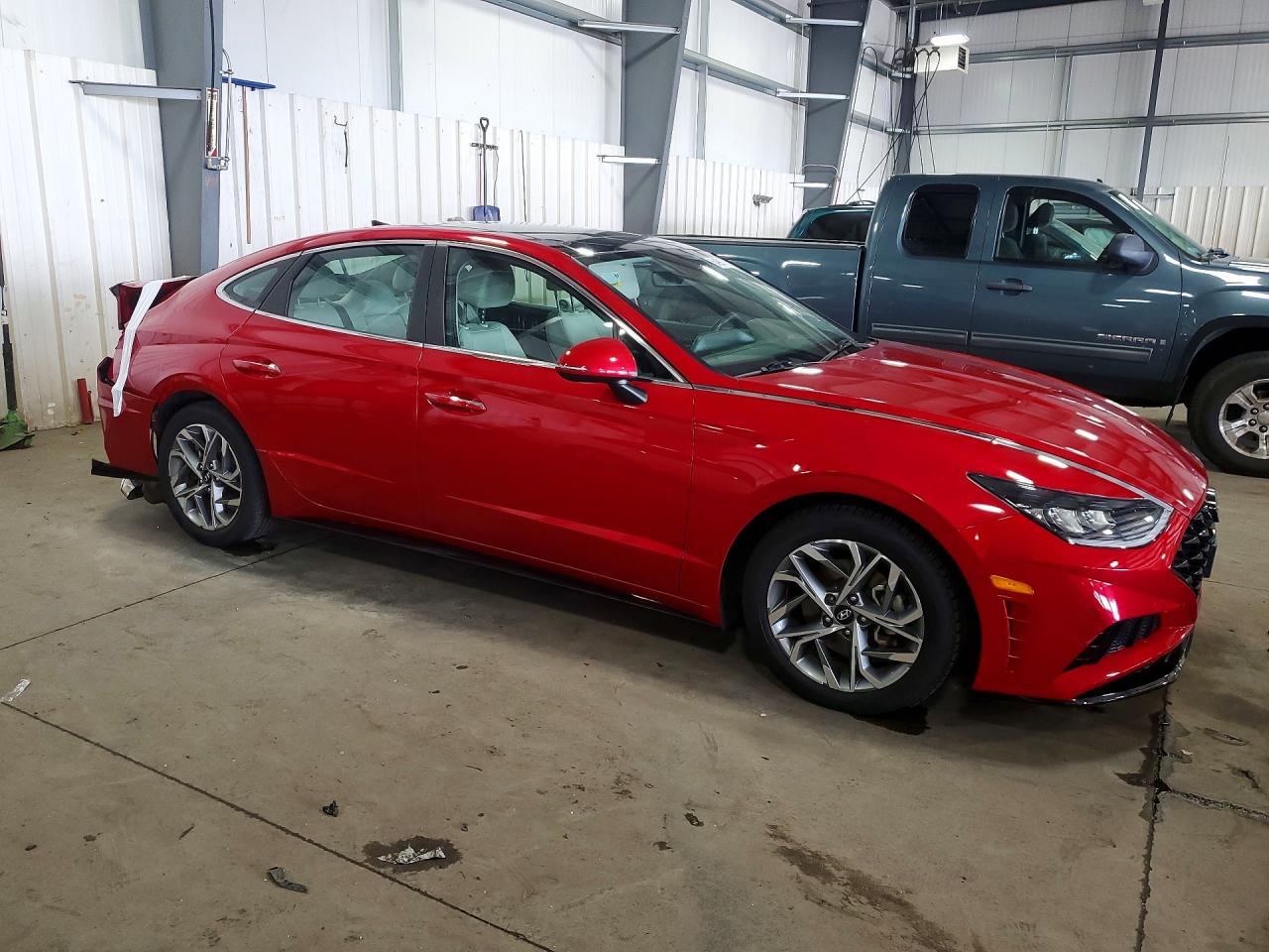 2020 Hyundai Sonata Sel Red vin: 5NPEF4JA3LH002500