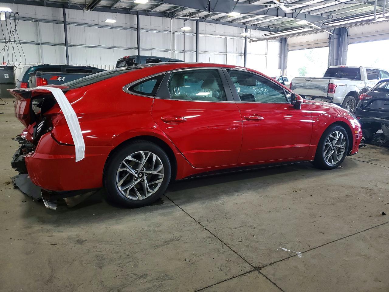 2020 Hyundai Sonata Sel Red vin: 5NPEF4JA3LH002500