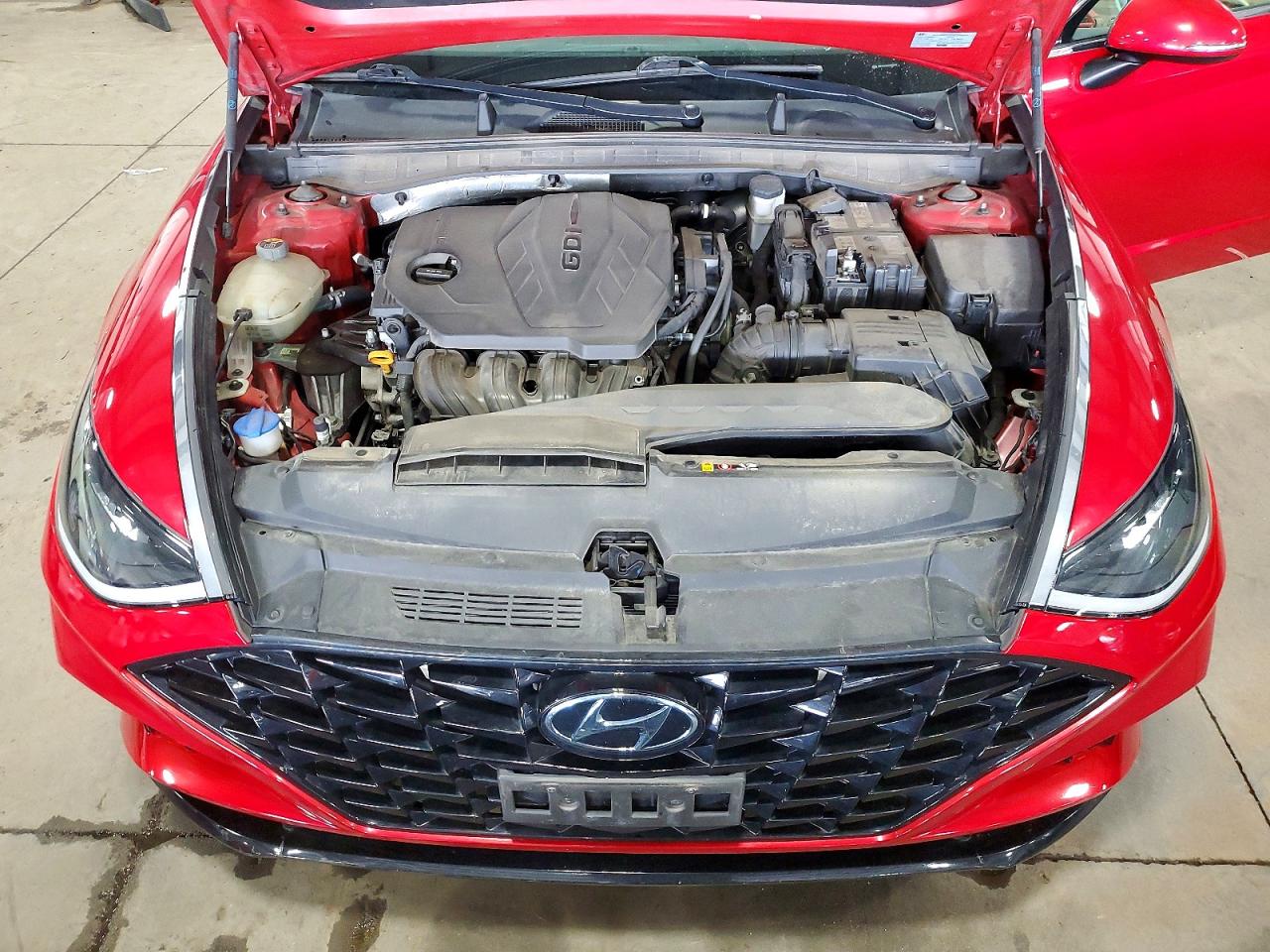 2020 Hyundai Sonata Sel Red vin: 5NPEF4JA3LH002500