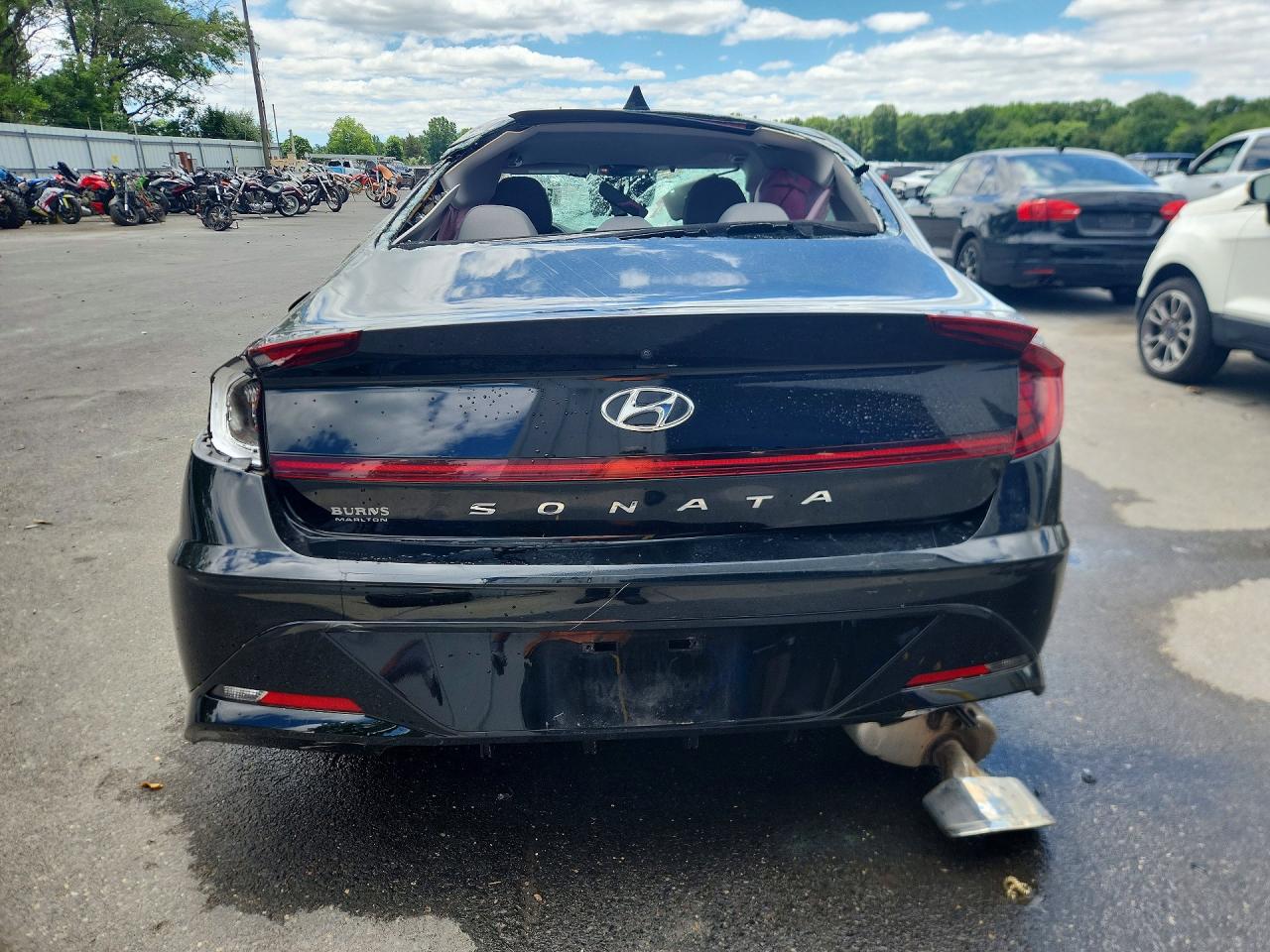 2020 Hyundai Sonata Sel Black vin: 5NPEF4JA3LH021693