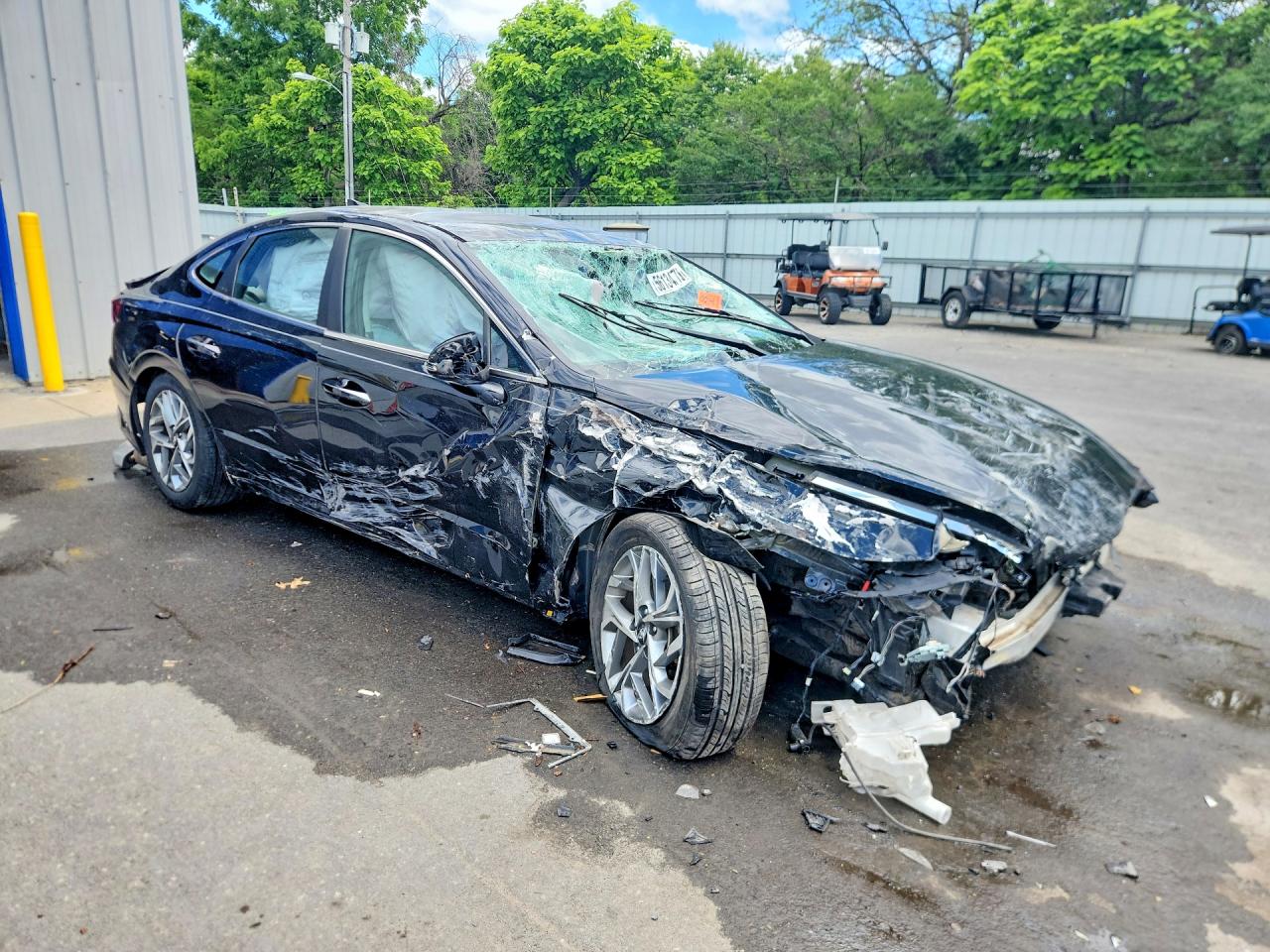 2020 Hyundai Sonata Sel Black vin: 5NPEF4JA3LH021693